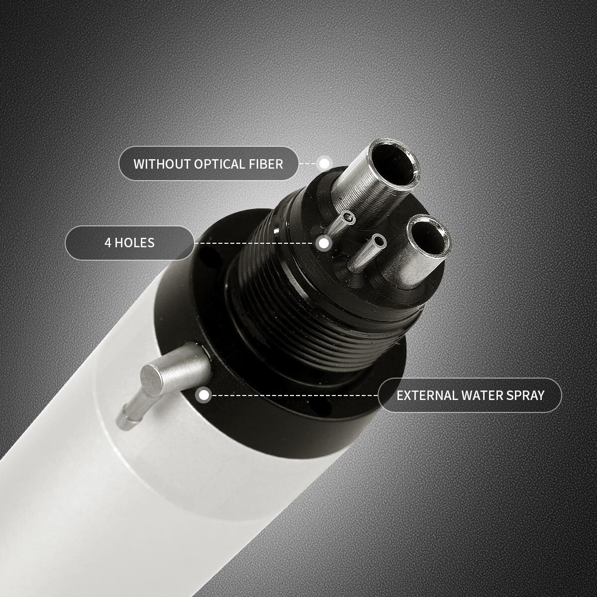 Dental Slow Speed Contra Angle Handpiece Fit 1.6/2.35mm Friction Grip Air Motor