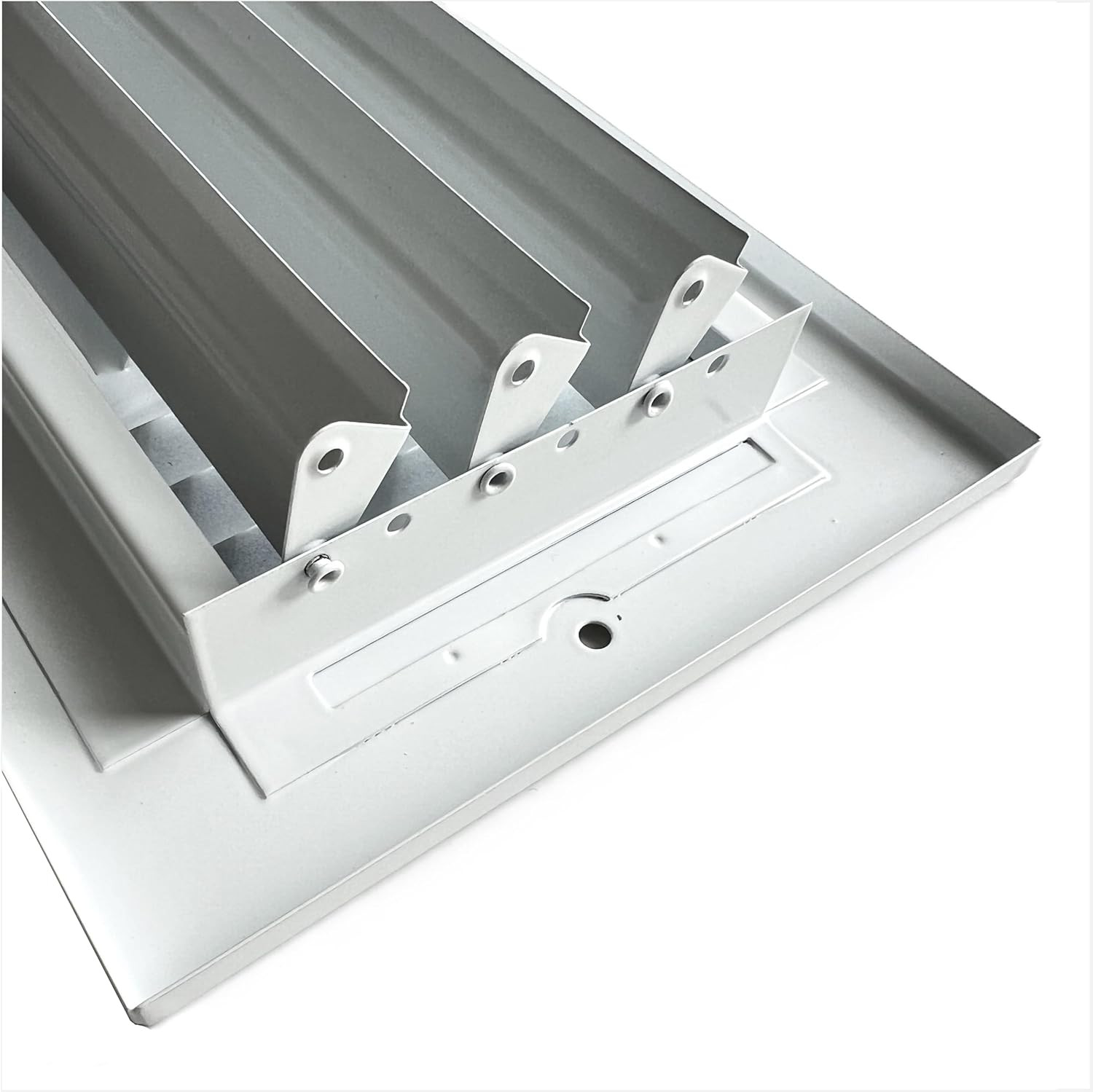 10″X 4″ (Duct Opening Size) 3-Way Stamped Face Steel Ceiling/Sidewall Air Supply