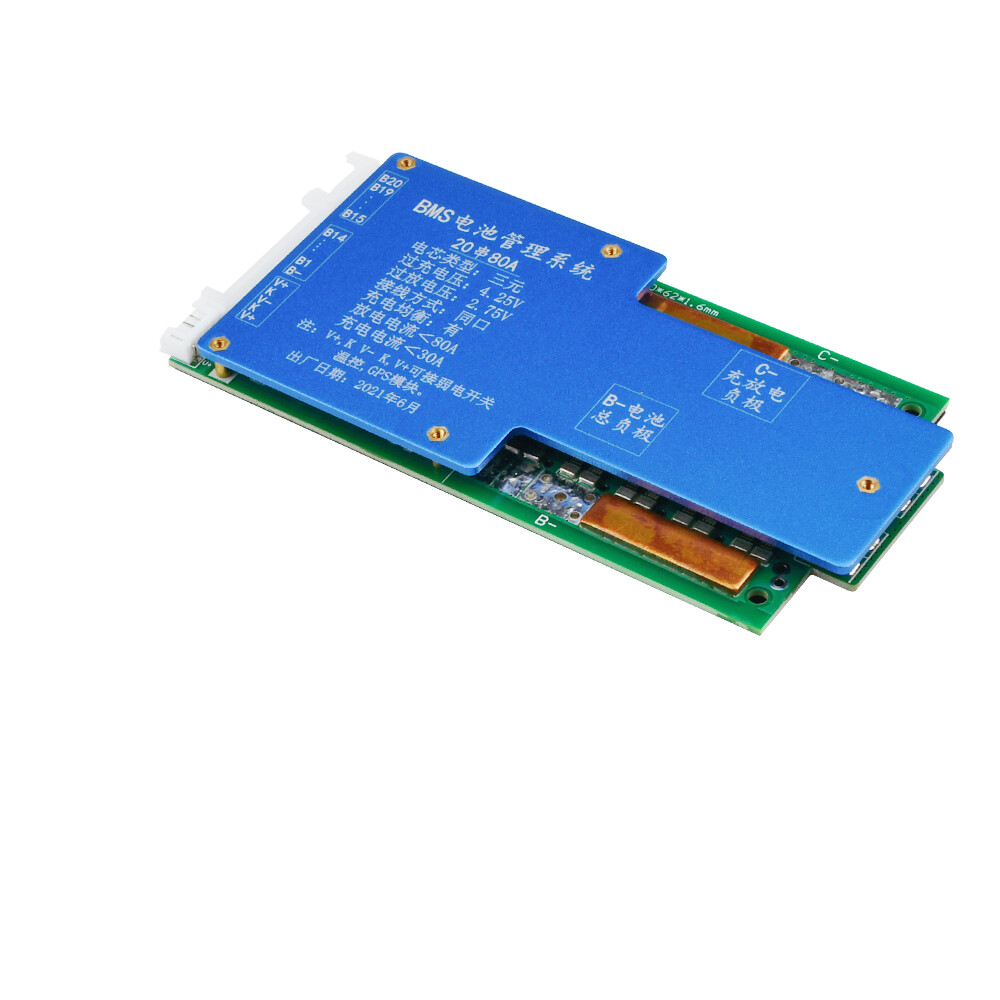 20S 72V 45A/80A Lithium Li-ion Polymer 18650 Battery BMS PCB Board w/ Balance