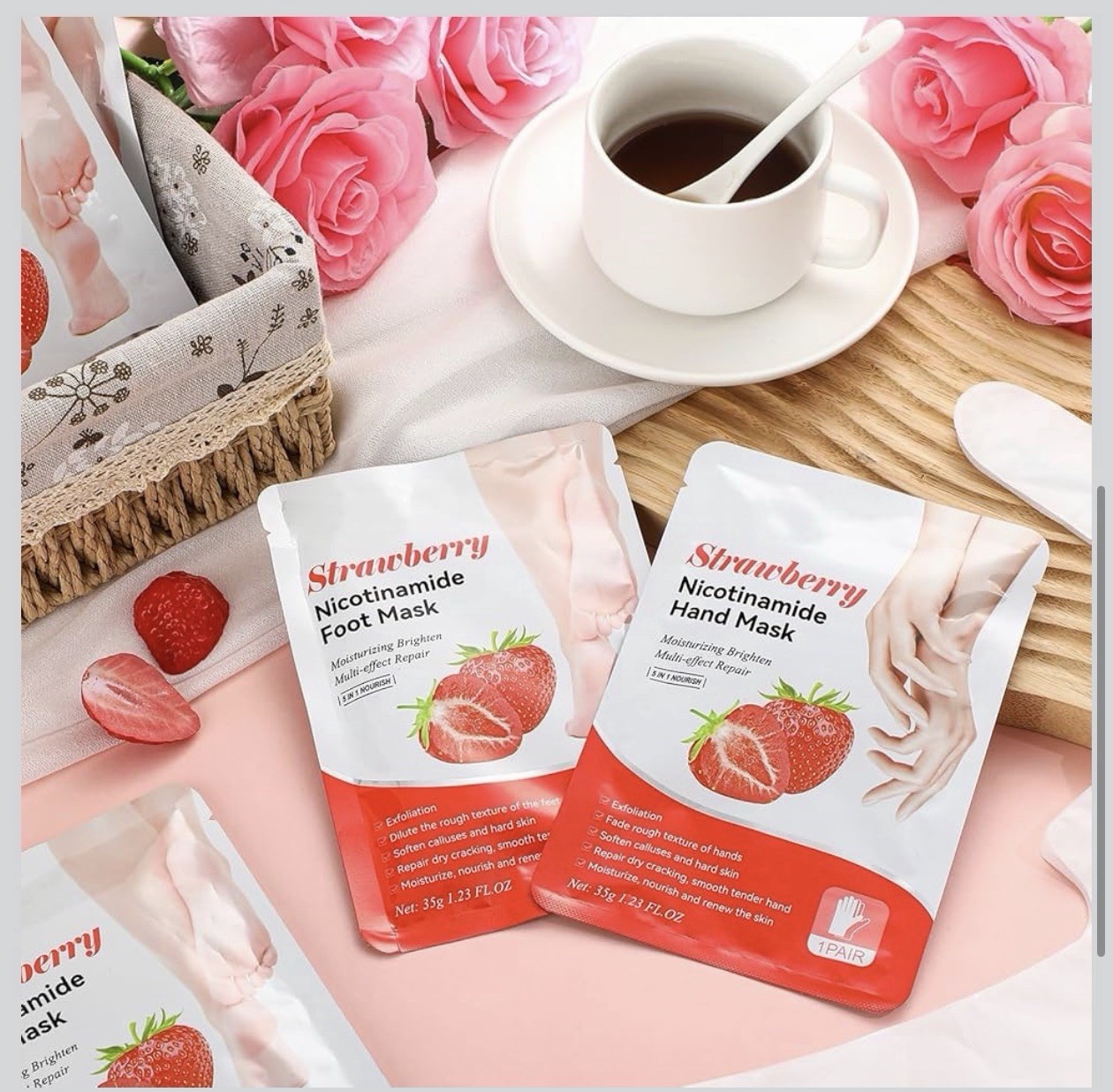Hydrating & Moisturizing Gloves & Socks Masks Combo 24PCS for Hand and Foot