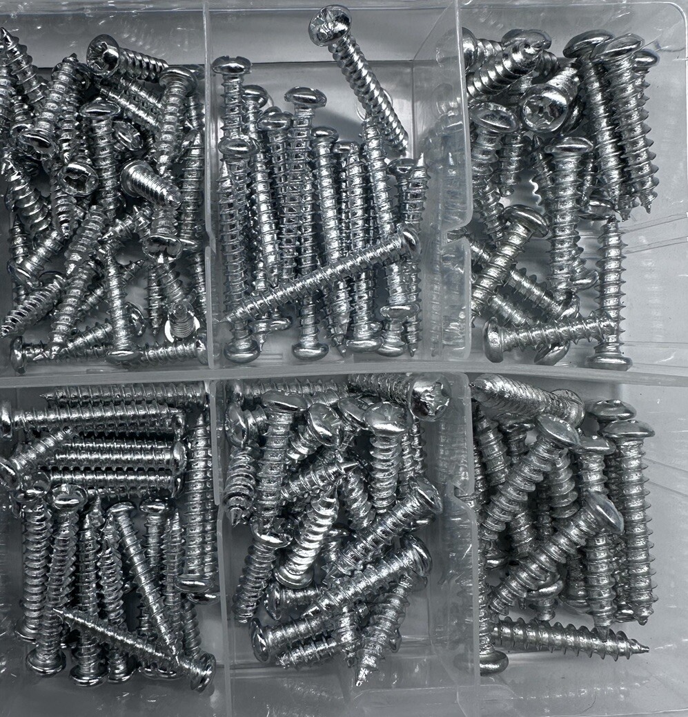550pc Goliath Industrial Sheet Metal Screw Assortment Kit 13 sizes SMS550