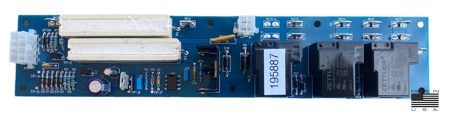 195887 Control Board for Hobart Handler 175, 190 , 195 “Made in USA”