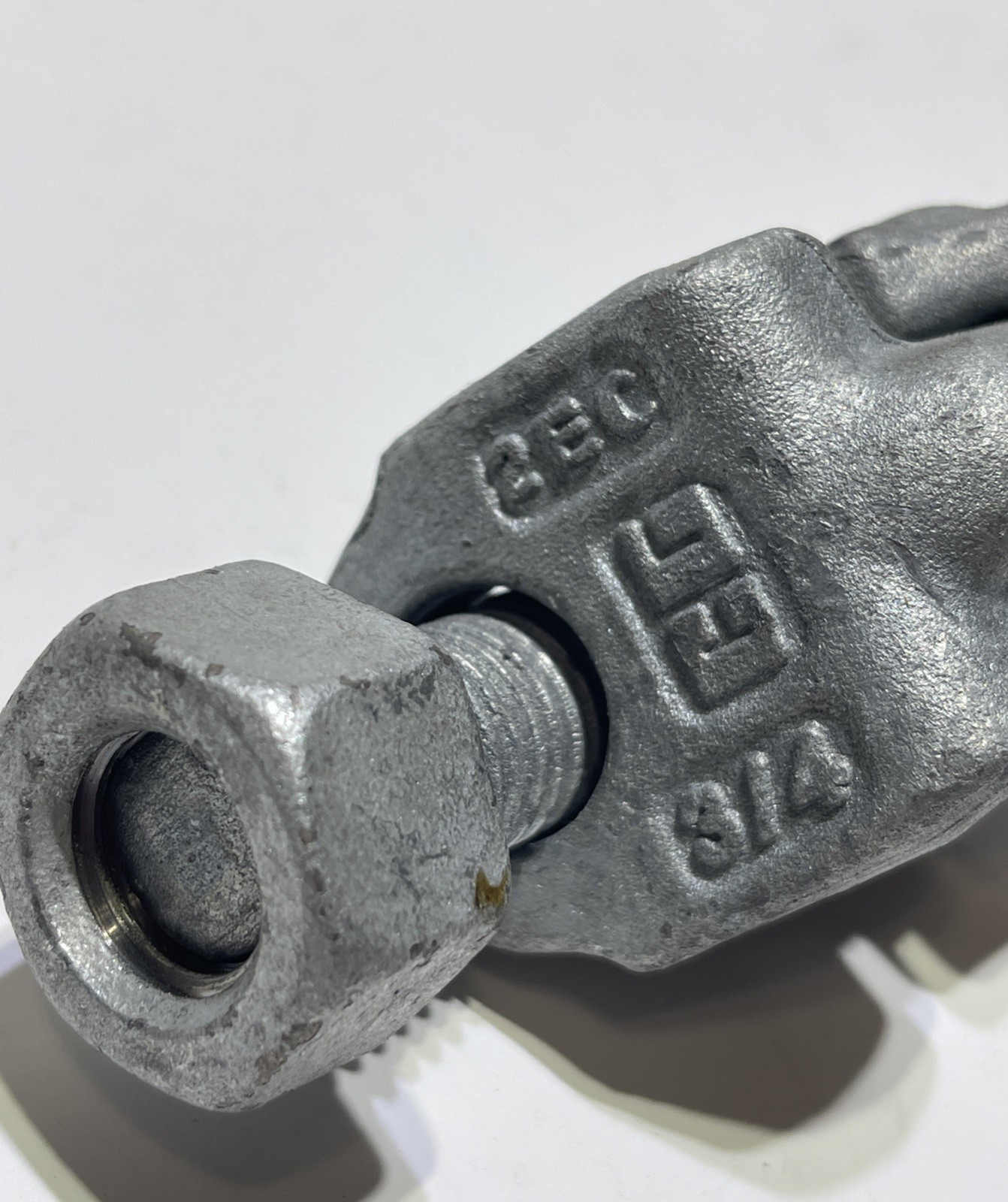 Lot of 2 Crosby Size 3/4in Galvanized Fist Grip Rope Wire Clips Assembly G-429