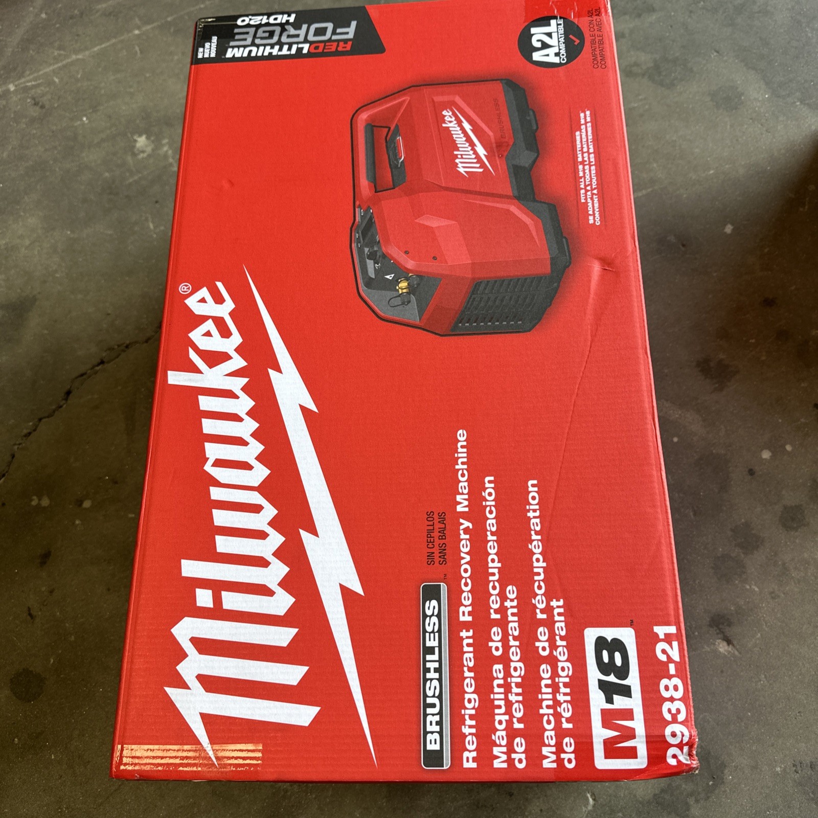 Milwaukee M18 Refrigerant Recovery Machine Kit 2026 12.0 FORGE 2938-21