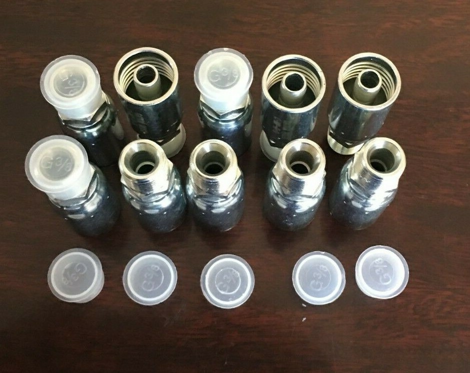 # MP-08-08, 10 PK, 1/2″ Hose x 1/2″ NPT Male Pipe Hydraulic Hose Fittings HY