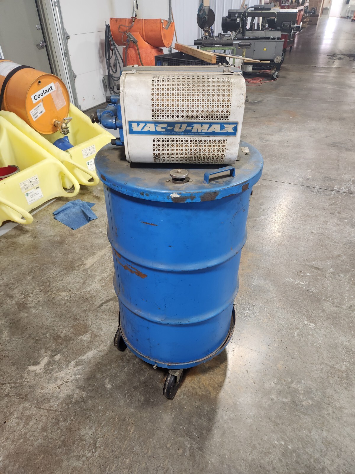 Vac-u-Max Model 40013 (55 Drum) Top Industrial Vacuum Cleaner for Fine Powder
