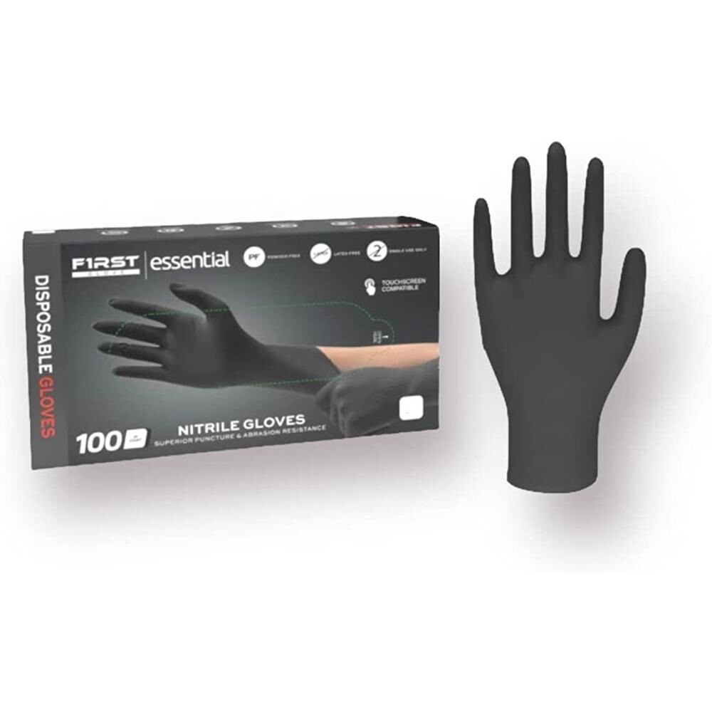 First Glove Essential Nitrile Gloves – Disposable MEDIUM 3.5 Mil 1000 Pcs