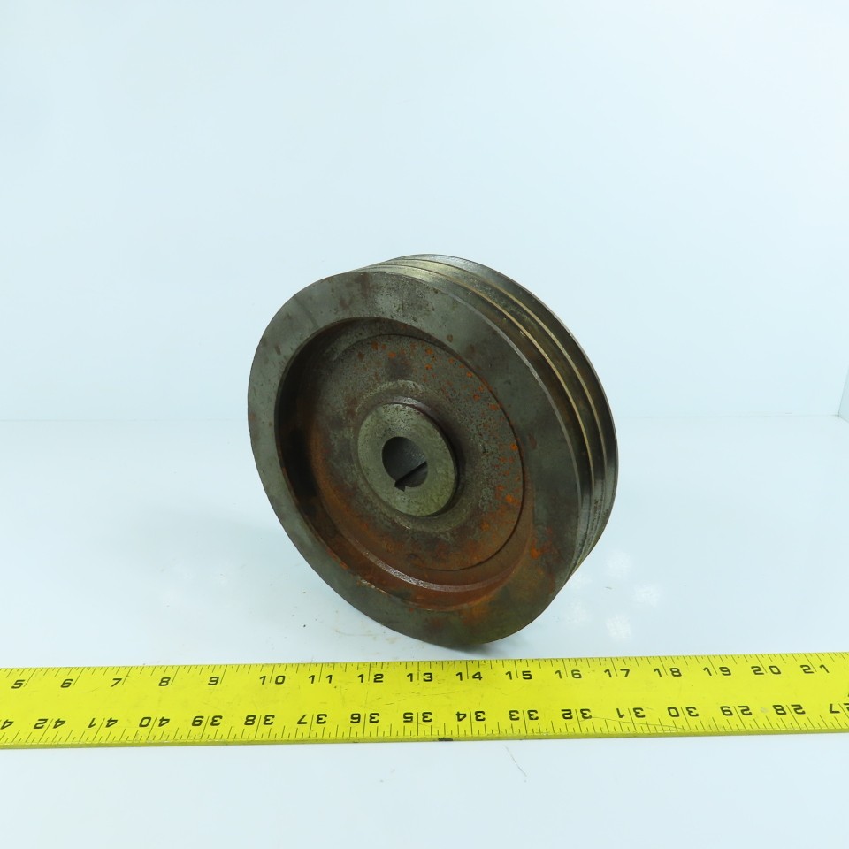 Marvel Model 9 3-Groove Transmission Drive Belt Pulley 1-1/8″ Bore