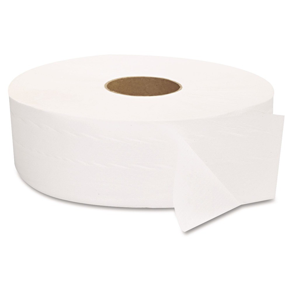 GEN 1513 3.3 in. x 1375 ft. 2-Ply JRT Jumbo Bath Tissue – White (6/Carton) New