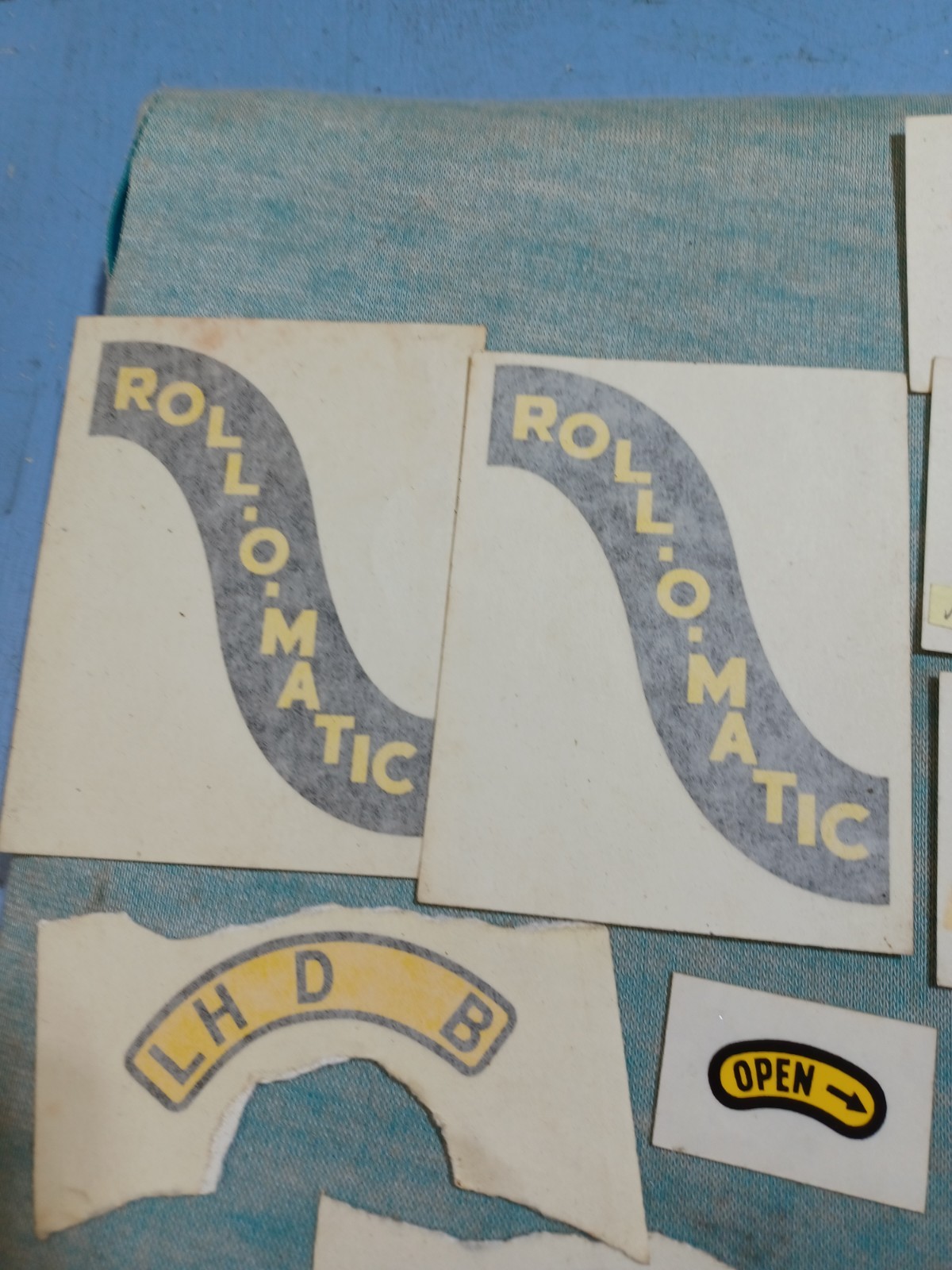 Massey Harris Decals Lot: Roll-O-Matic, POWER STEERING, 333 and 444, etc