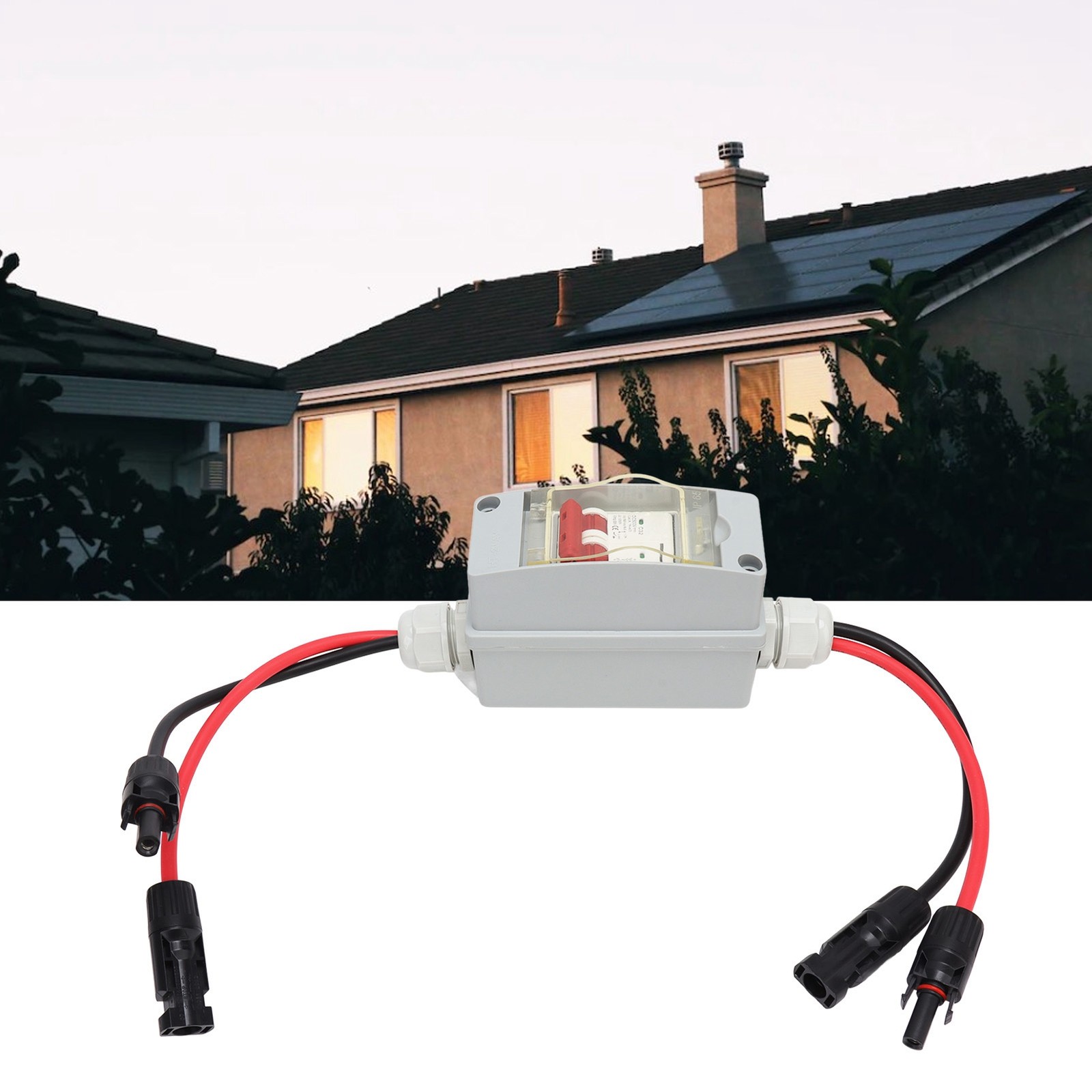 (with Cable And PV Connector)Solar Panel Disconnect Switch 500V 32A MCB DC