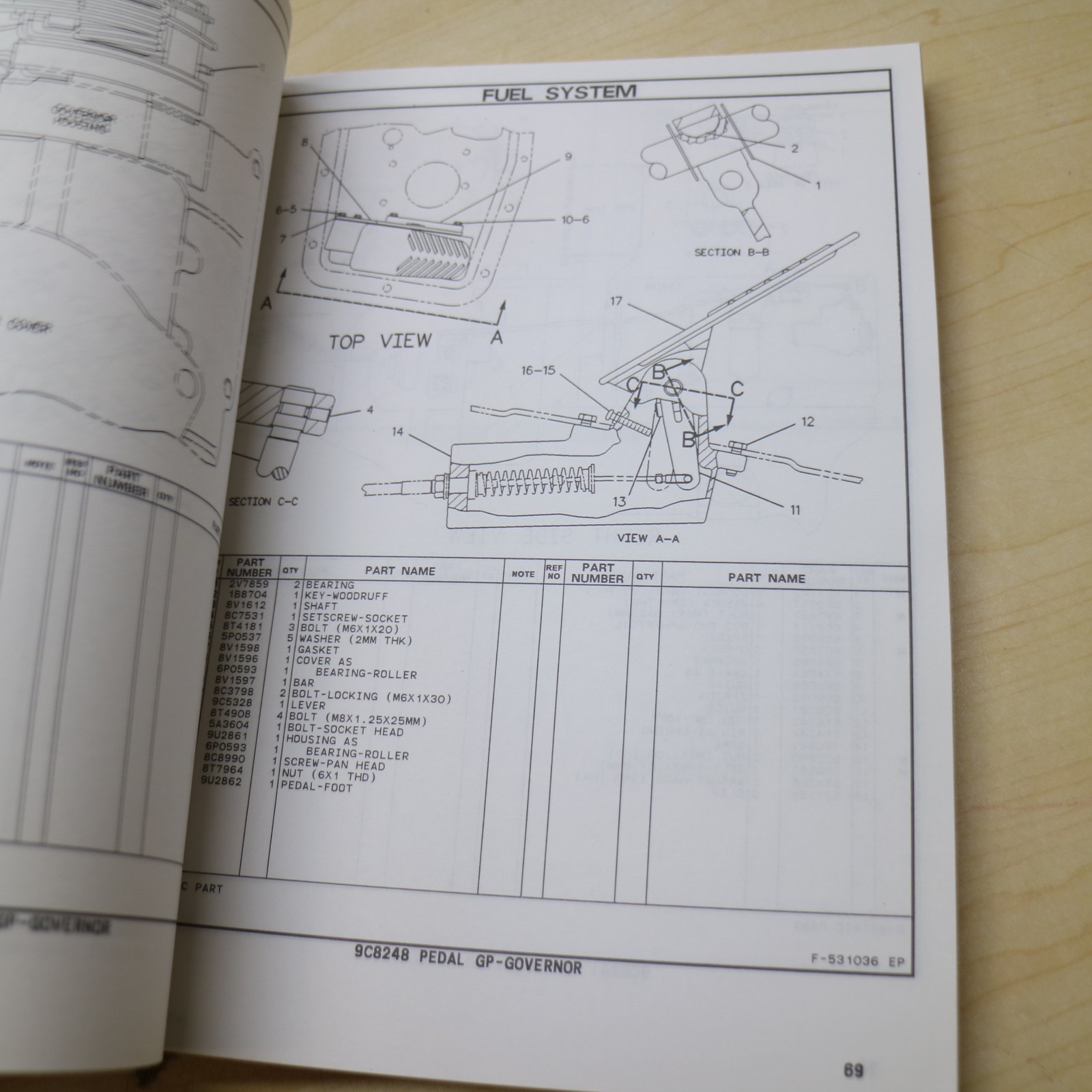 CAT Caterpillar IT28F Wheel Loader Toolcarrier Parts Manual Book 3CL SERIES LIST