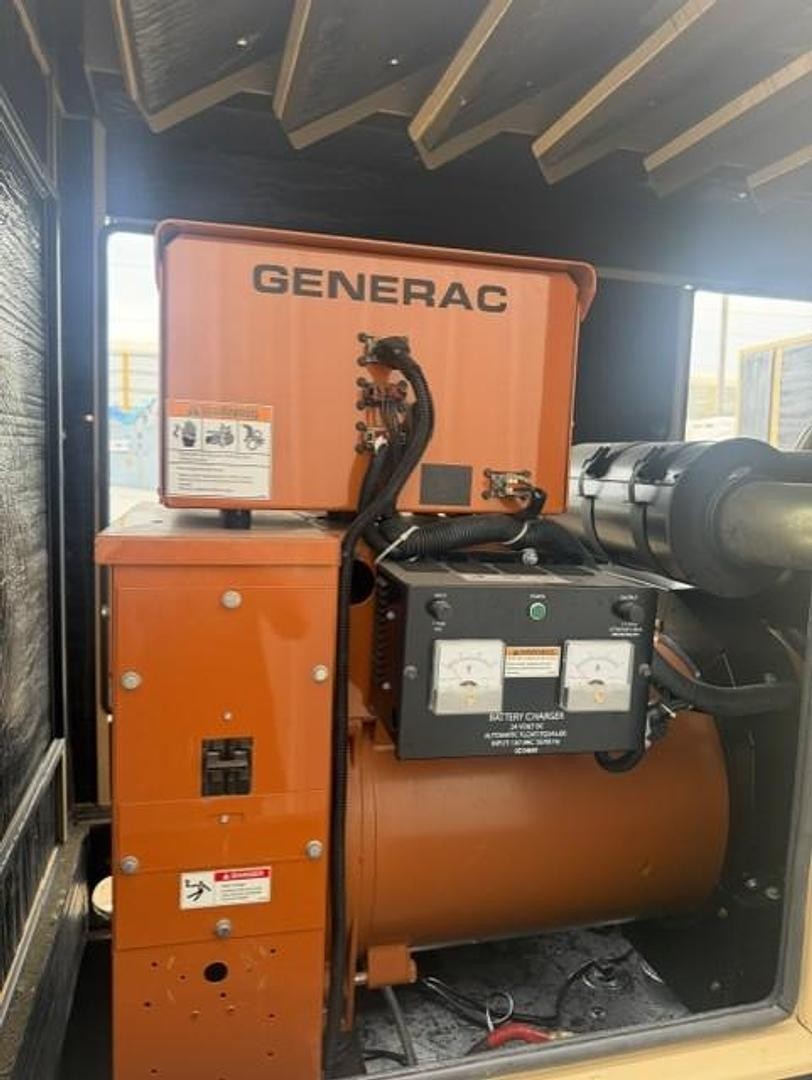 60 KW DIESEL GENERATOR GENERAC 120/240 VOLT ONLY 252 HRS SOUND ENCLOSED VIDEO