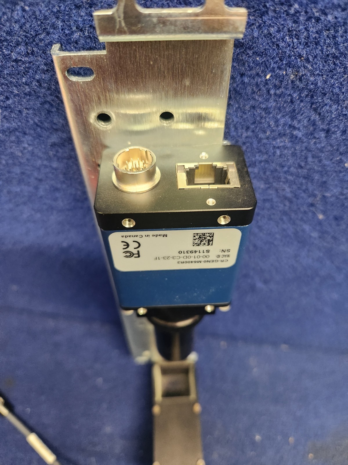 TELEDYNE Dalsa Genie CR-GEN0-M6400R3 Industrial CCD Camera w/ Cables, Microscan