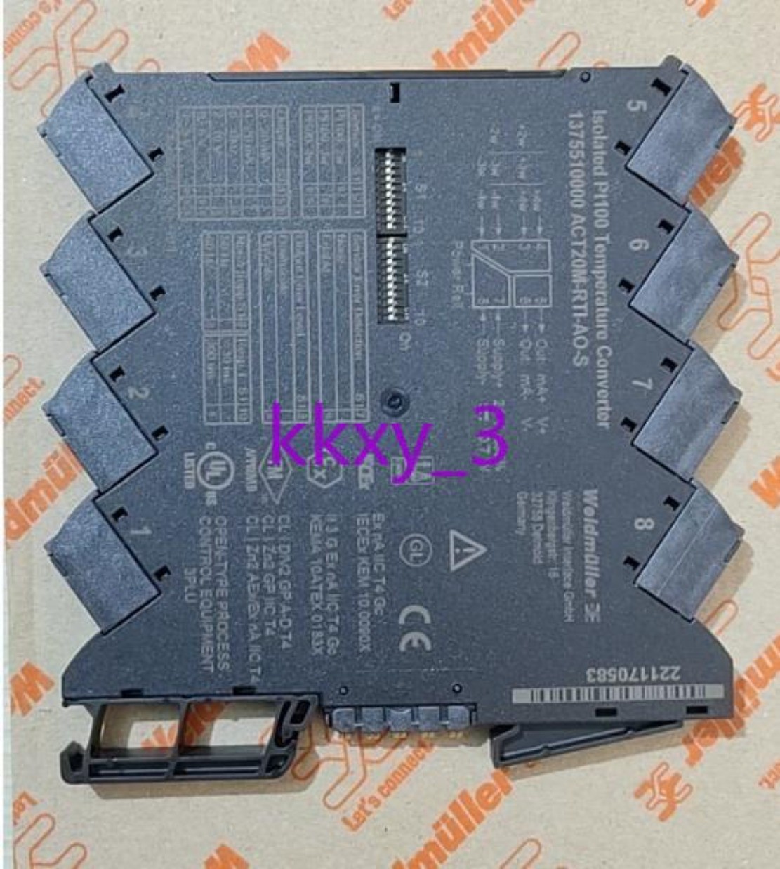 1 PCS Weidmuller signal isolator ACT20M-RTI-AO-S 1375510000 NEW