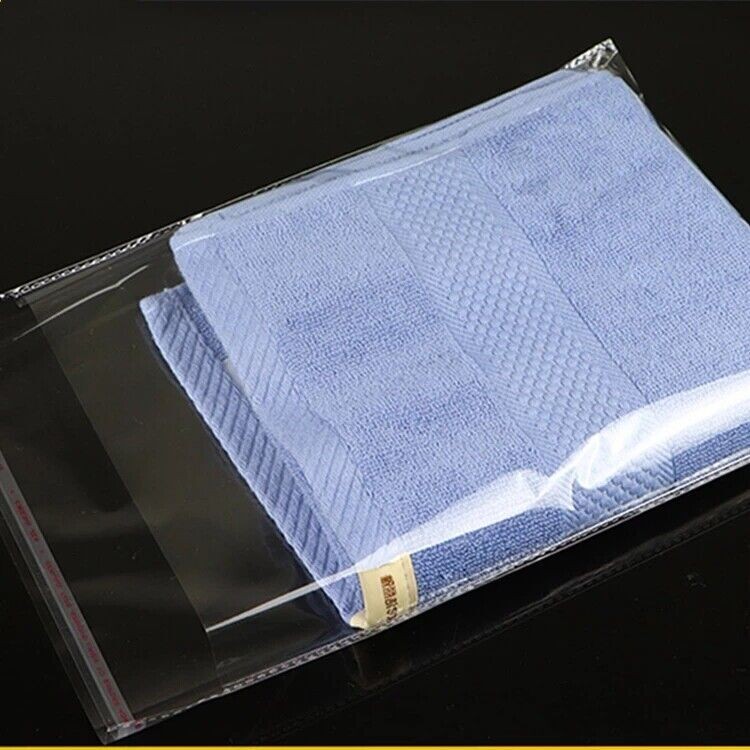 Resealable OPP Bags 1 Mil Thick – 7 Sizes, Crystal Clear Self Adhesive Poly Bags