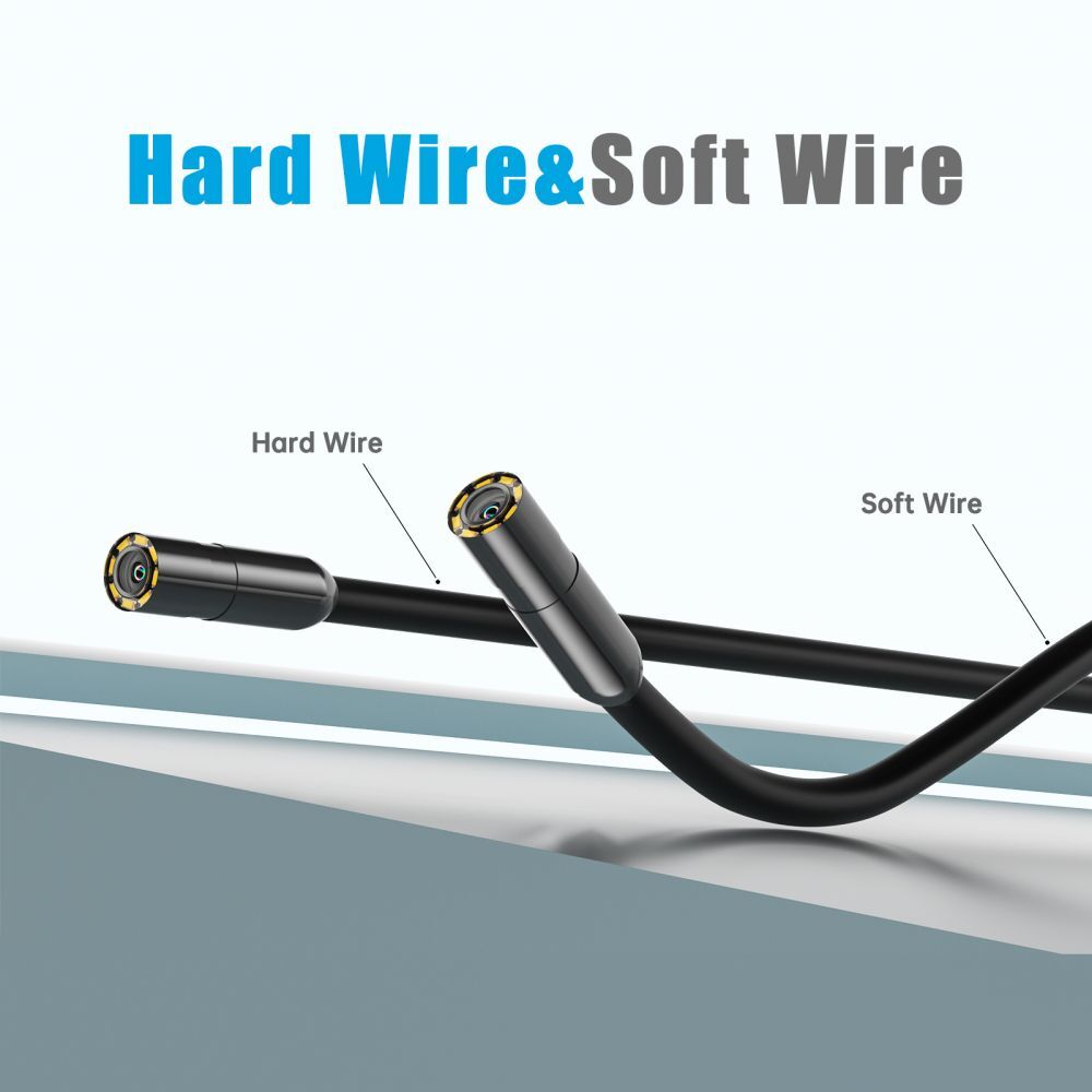 5.5mm Endoscope Inspection Camera Direct Fit iPhones/iPads/iOS/Android Borescope