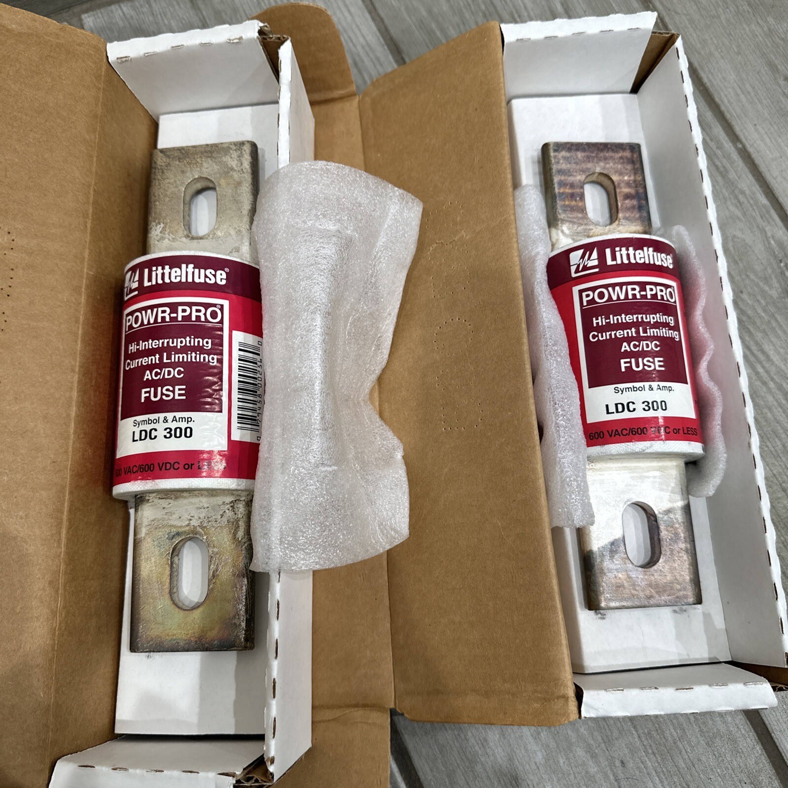 ⚡️Littelfuse LDC 300 Hi-Interrupting Current Limiting Fuse AC/DC 600 VAC VDC
