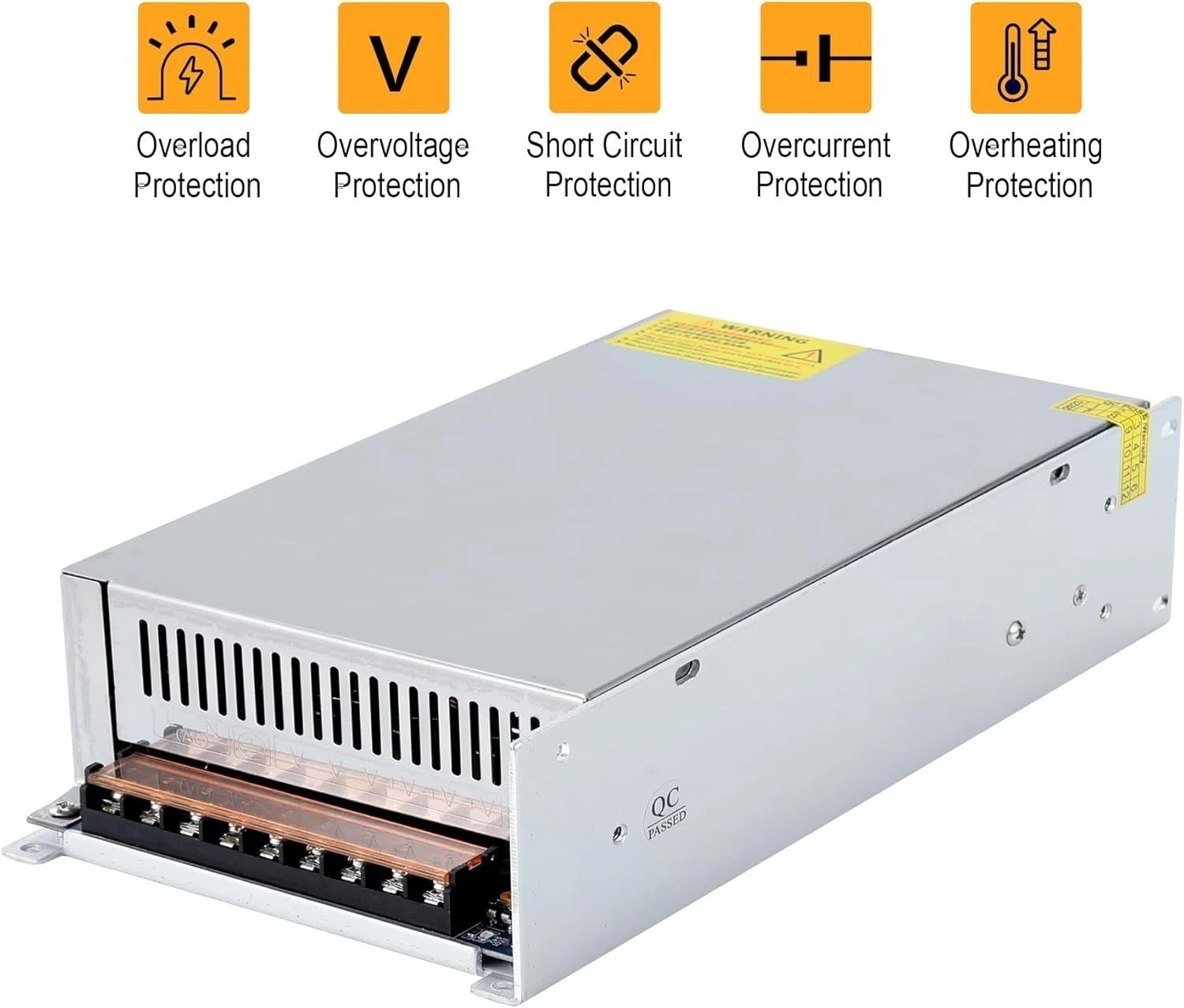 12V 100A 1200W Stable AC-DC Power Supply Adapter – LED, Motor, Amp
