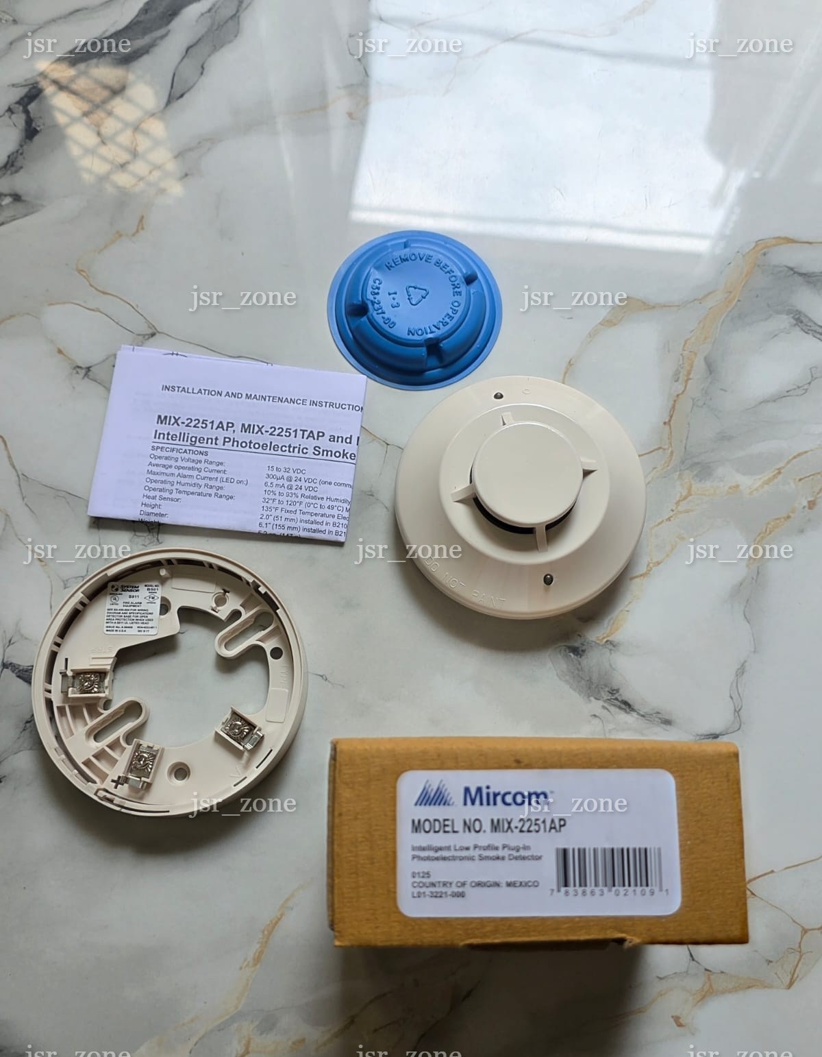 Mircom MIX-2251AP Advanced Protocol Photoelectric Smoke Detector Brand New USA