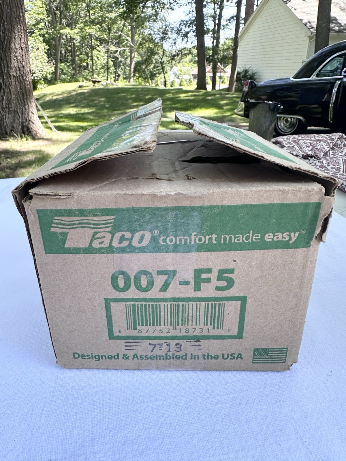 Taco 007-F5 Cast Iron Circulator, 1/25 HP Open Box Missing 1 Screw- See Photos