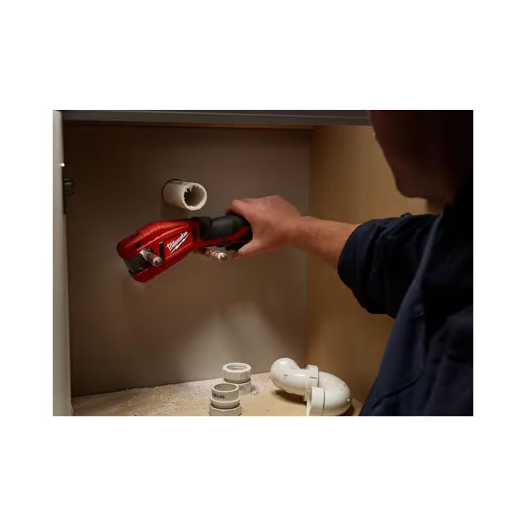 Milwaukee M12 1 in. Tubing Cutter 14 in. L Black/Red Tool Only 2471-20