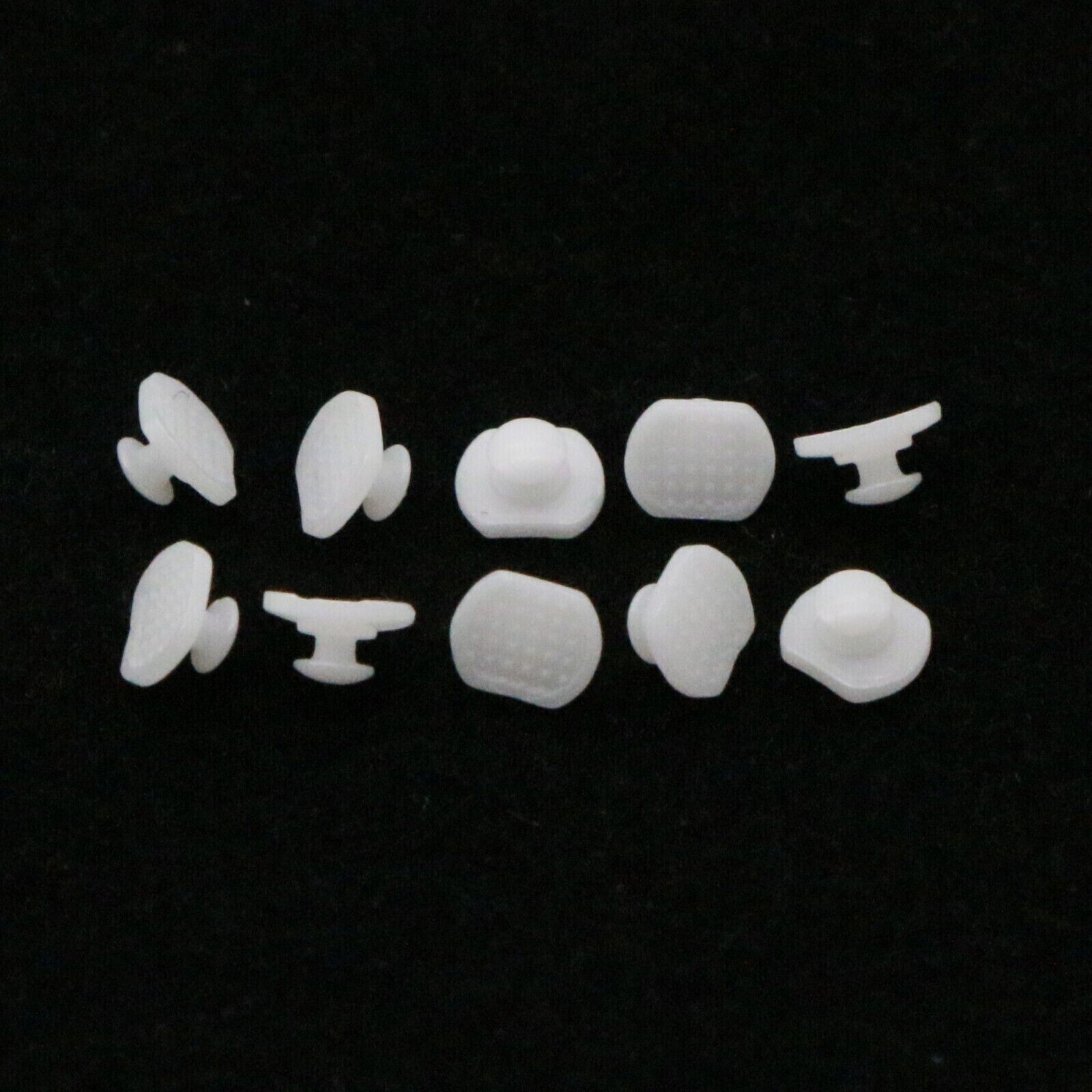 Dental Orthodontic Ceramic Lingual Buttons Round Rectangular/Round with hook
