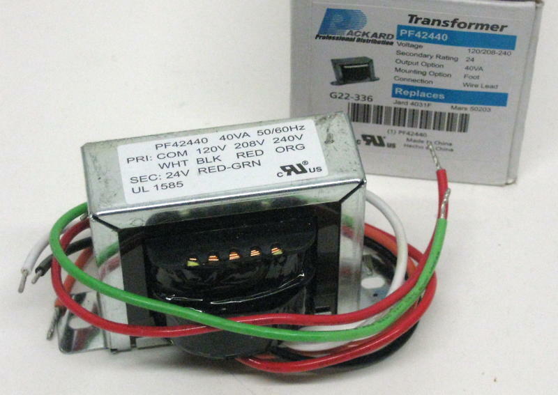 PF42440 Transformer 120/208/240V Primary 24V Sec 40 VA