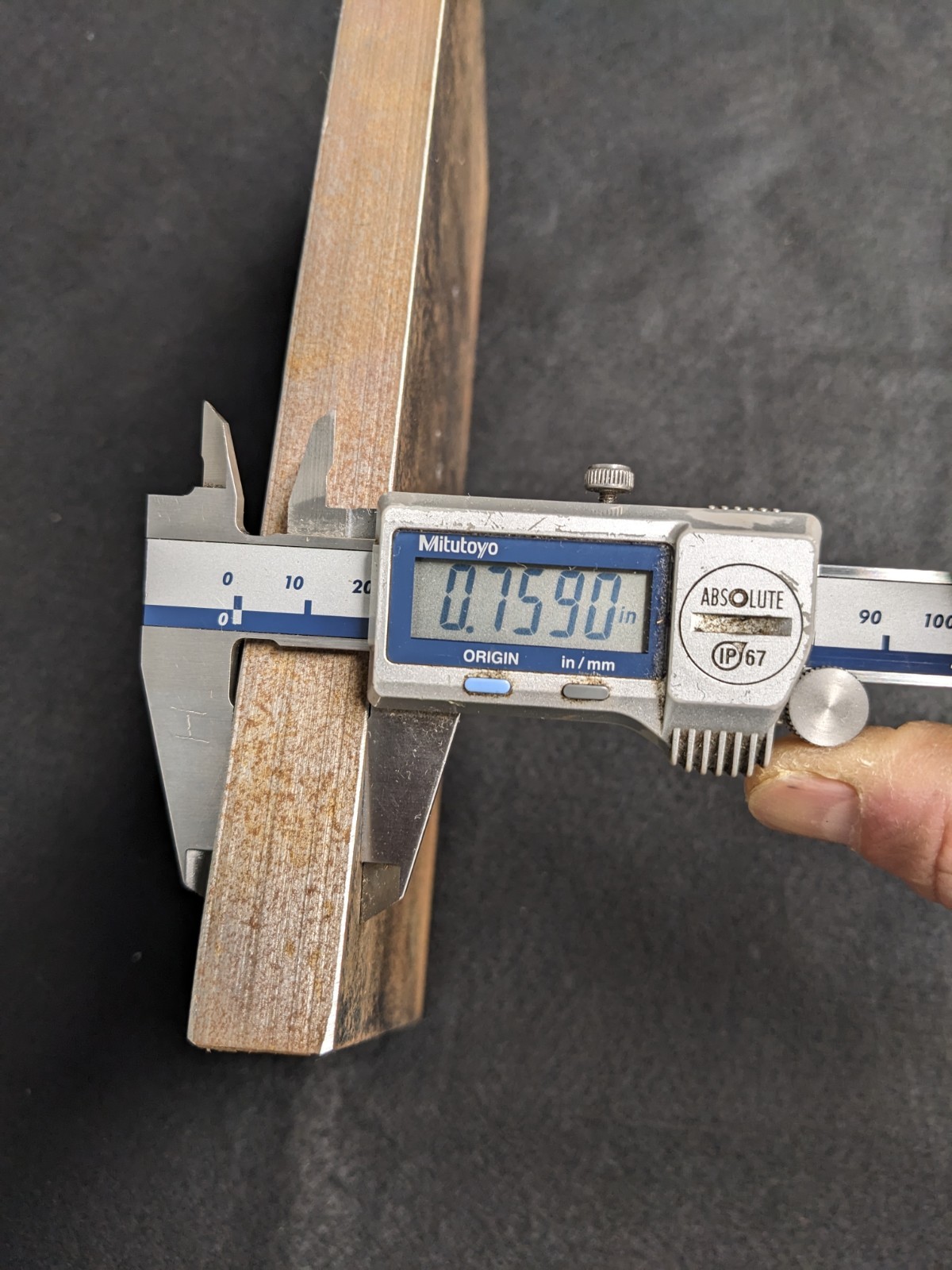 ¾ Thick X 5.80 » X 10-1/2 » Long ASTM-A572, Gr 50 Steel Plate