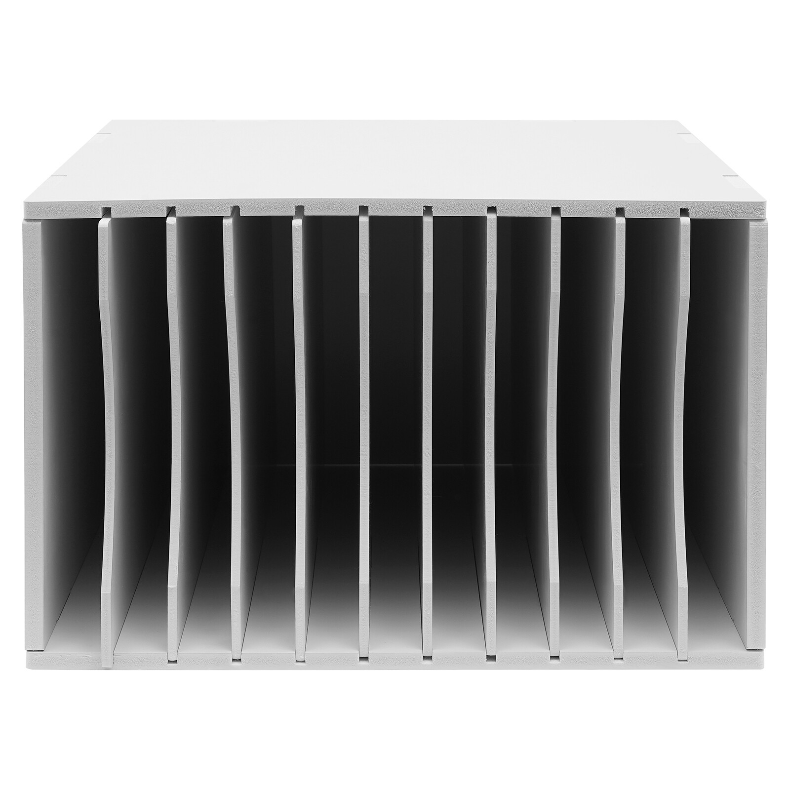 Document Organizer Vertical Desktop Sorter 11-Compartments Paper Storage Holder