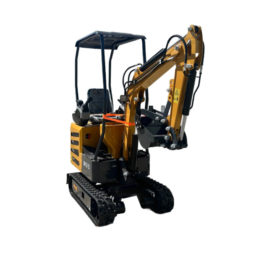 Agrotk Mini Excavator 1 Ton Digger 13.5HP Gas Rubber Tracked Crawler B&S Engine