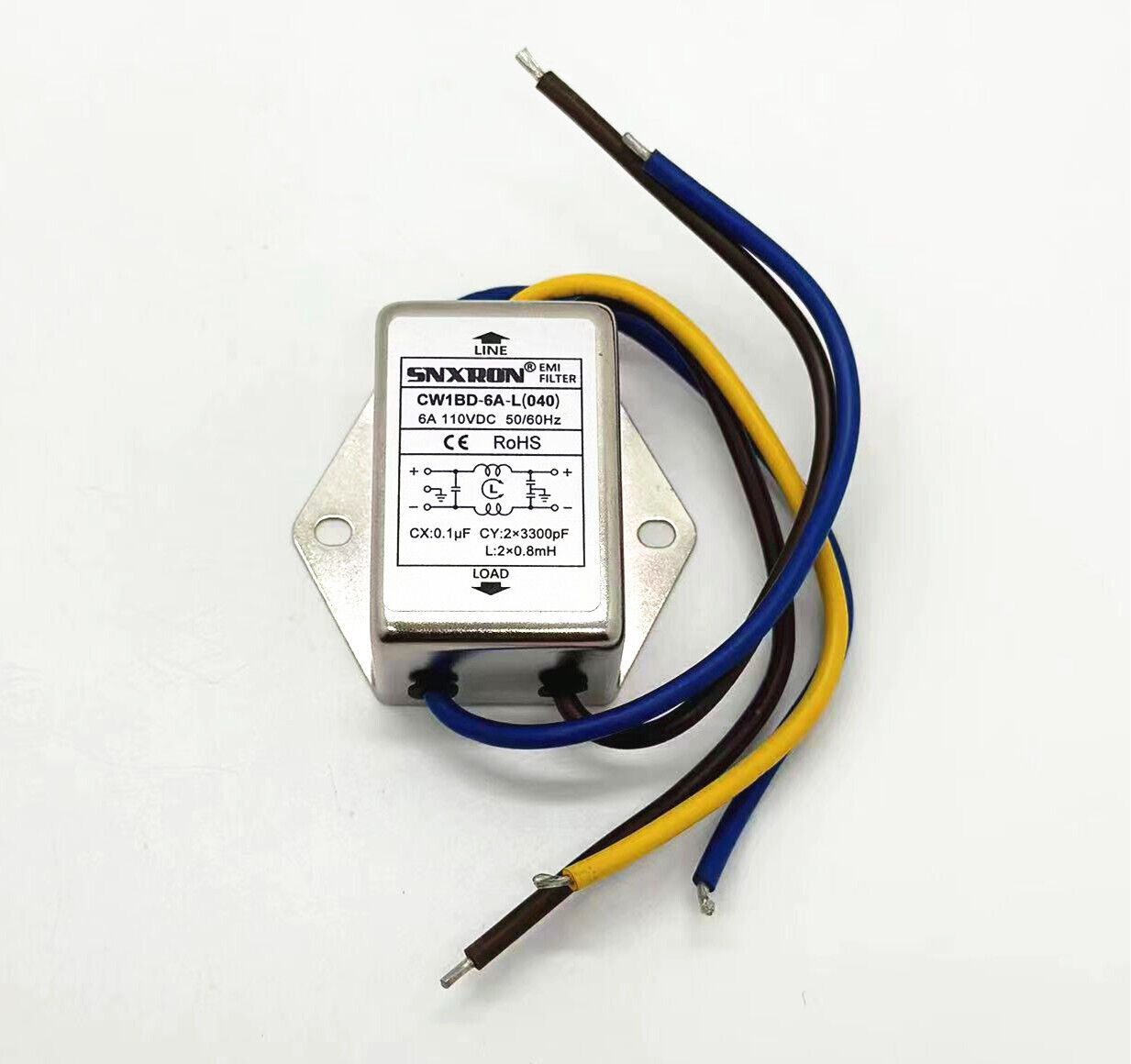 EMI Filter DC CW1BD-6A-L(040) Single and Double Power Supply Purification Lead