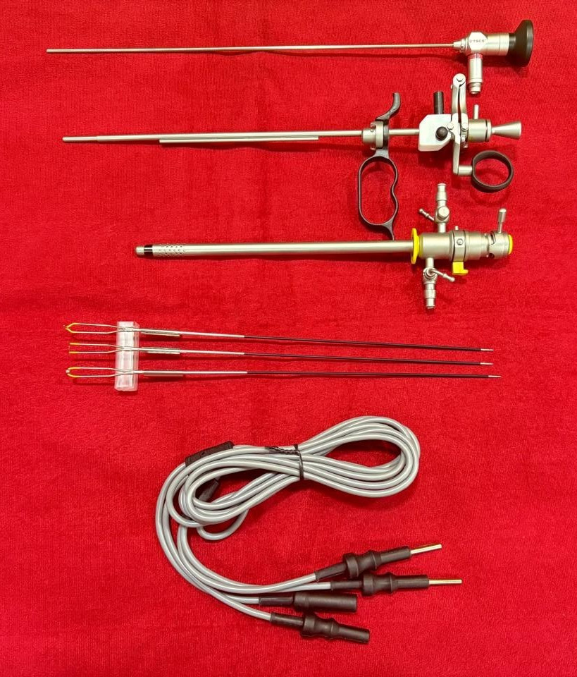 TURP Bipolar Resectoscope Set Large, 24 Fr. With Optics 4mm Best Quality Reusabl