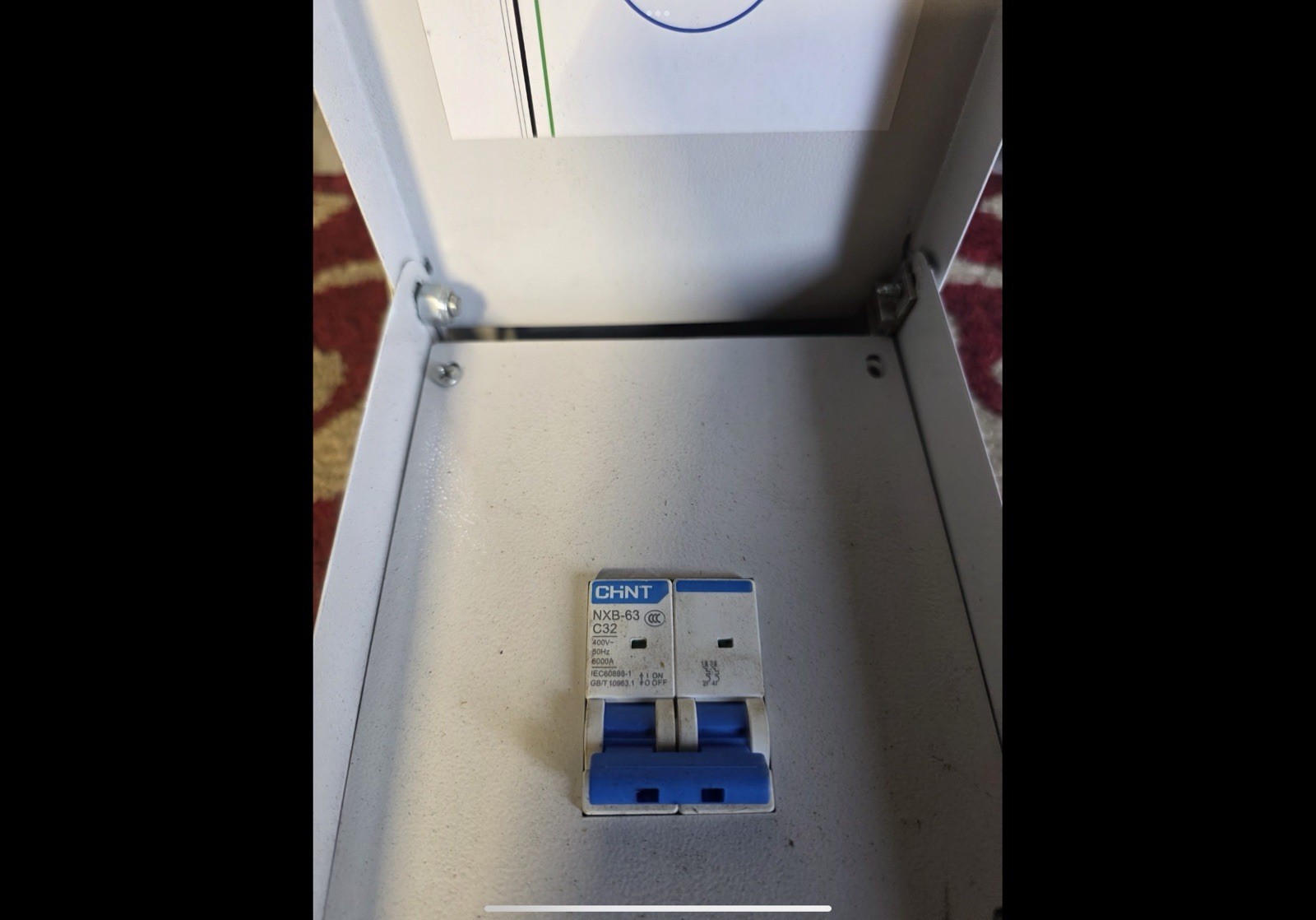 CHNT UL Listed Metal Enclosure Box 32A 2-Pole NEMA 10-30R 201-250V