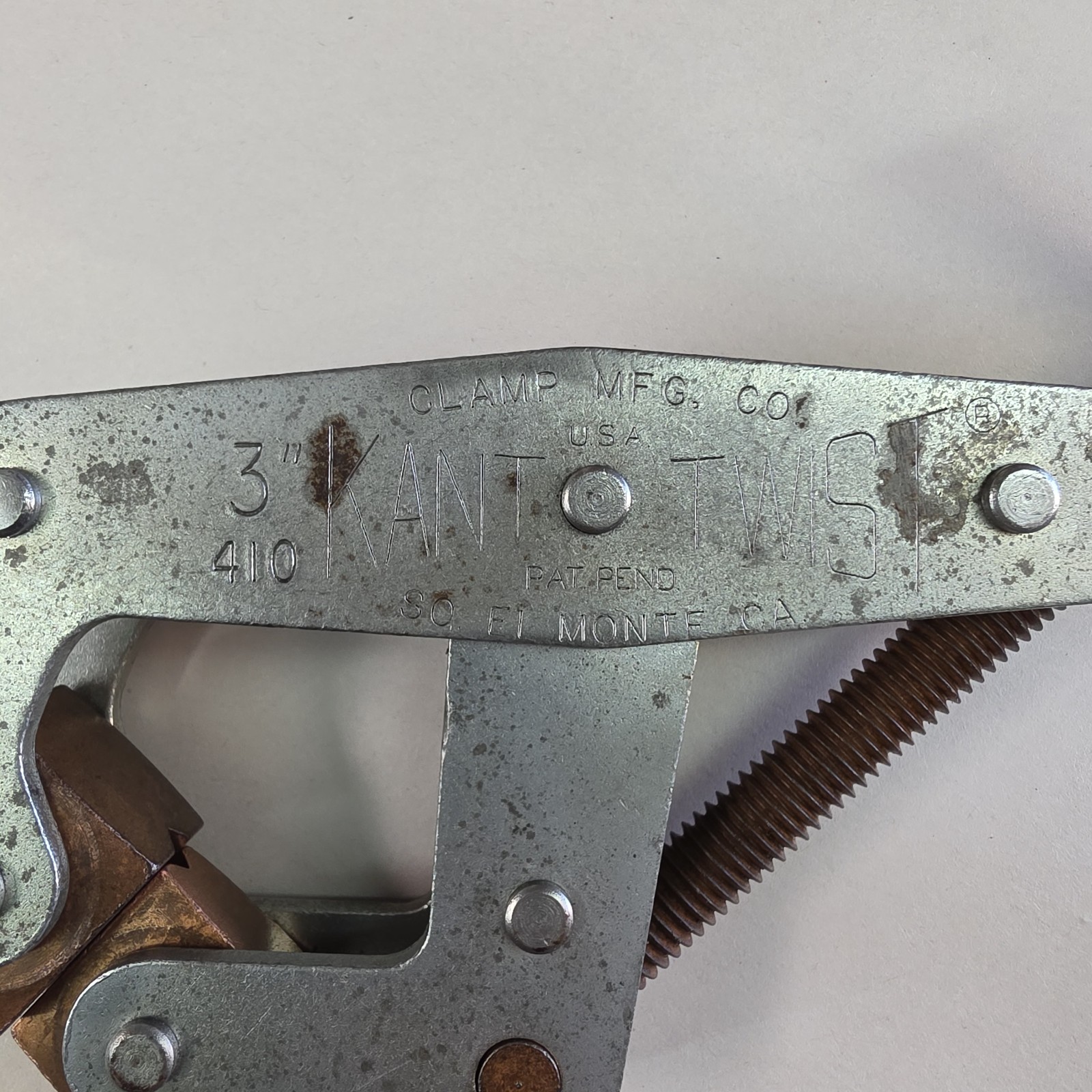 Kant Twist No. 410 Size 3 Cantilever Welding Clamp