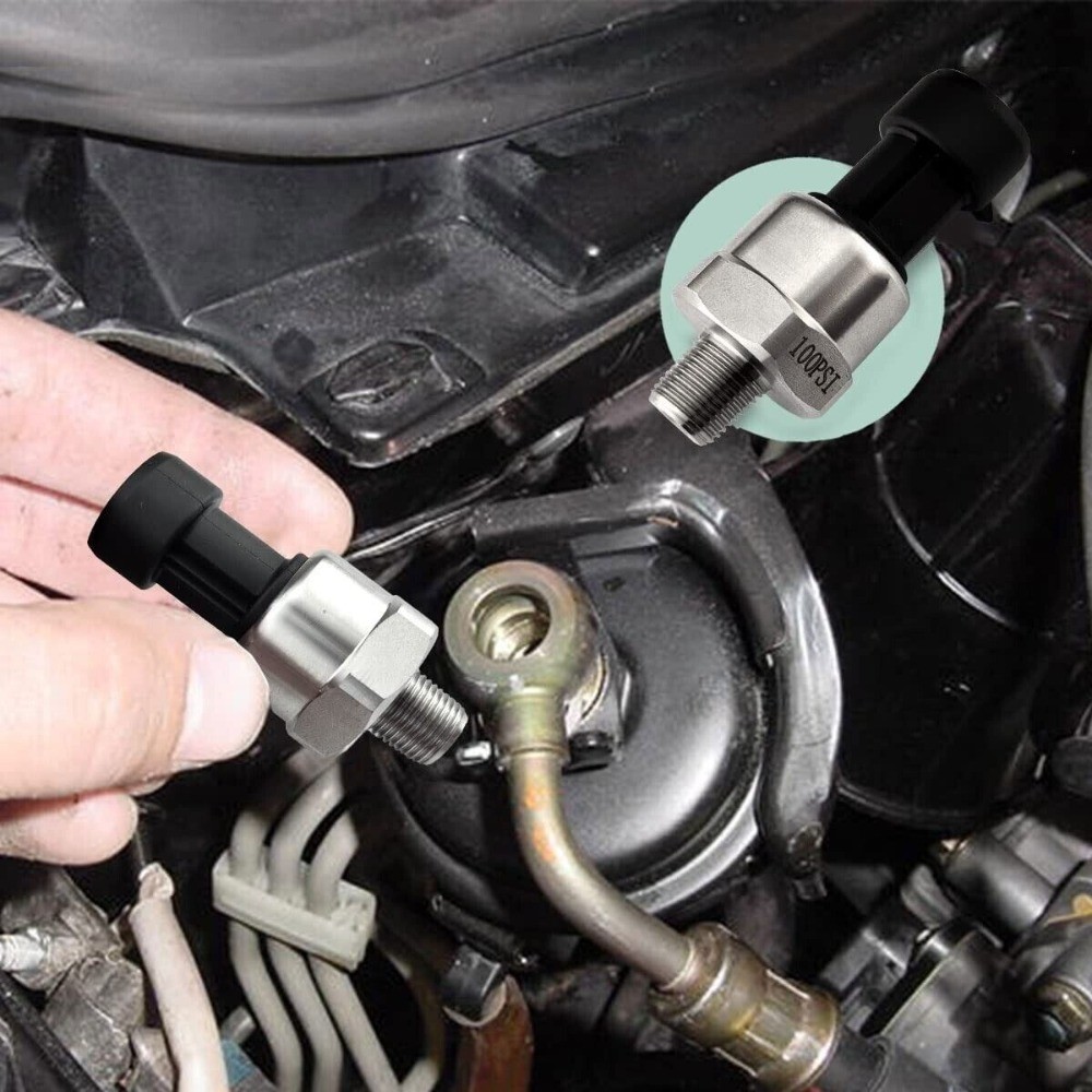 Stainless Pressure Transducer 100/150/200/300/500 PSI For Fuel Oil AIR Sensor