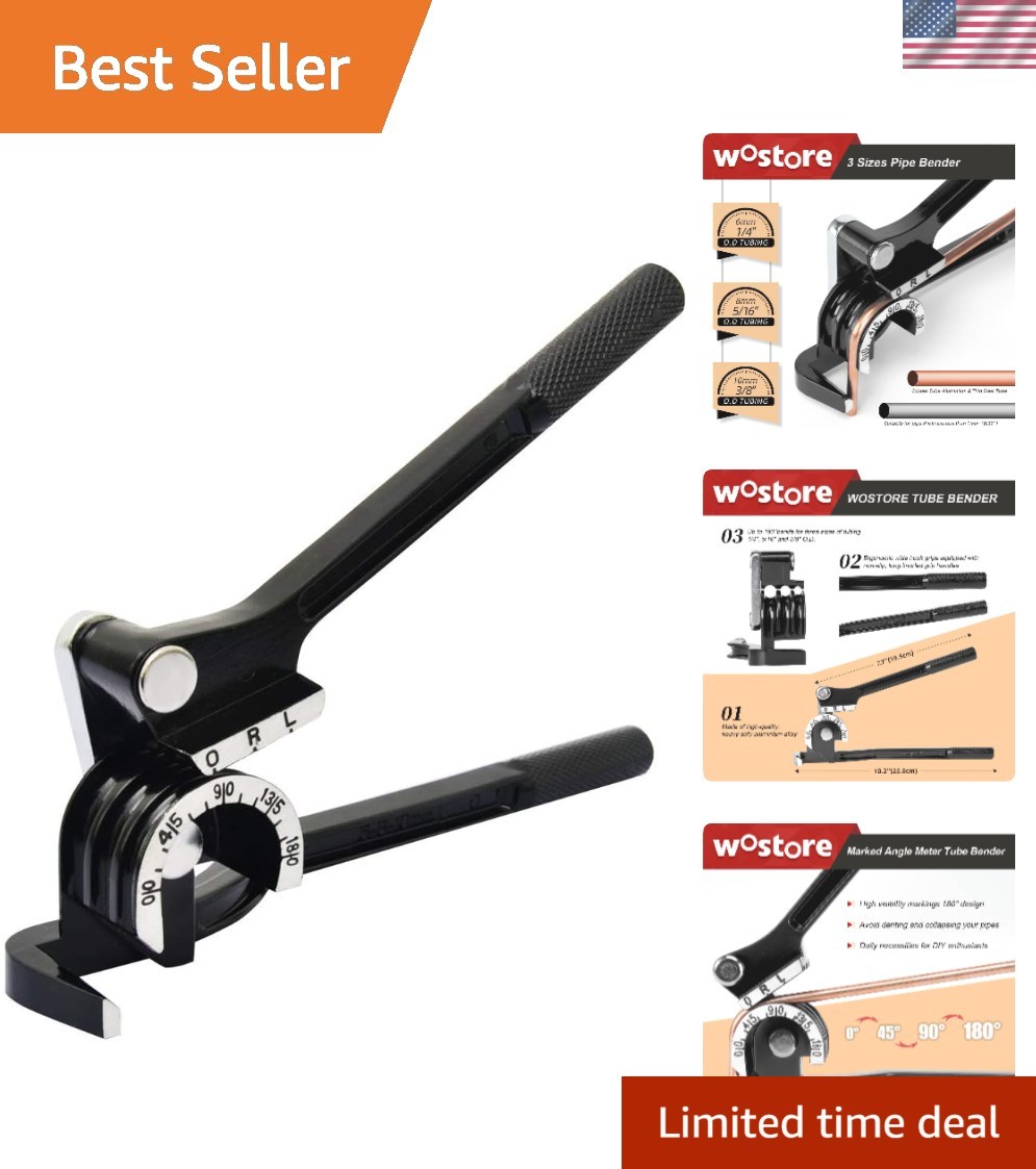 Durable Hand-Powered Tubing Bender – Non-Slip Grip for Effortless Operation