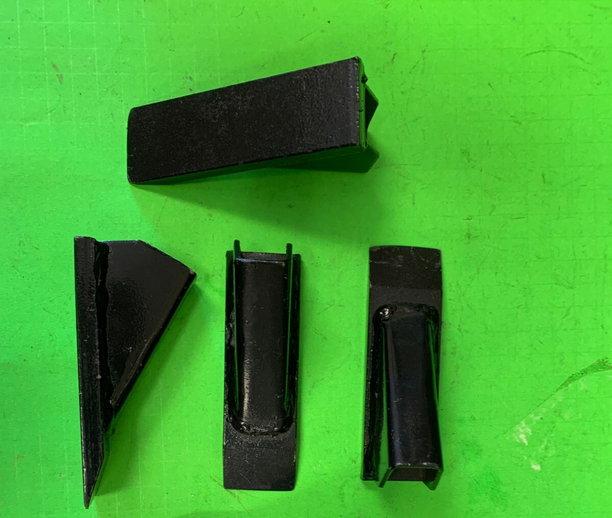 Set/4 box scraper blade scarifier ripper point tips for 3/4″ thick shanks