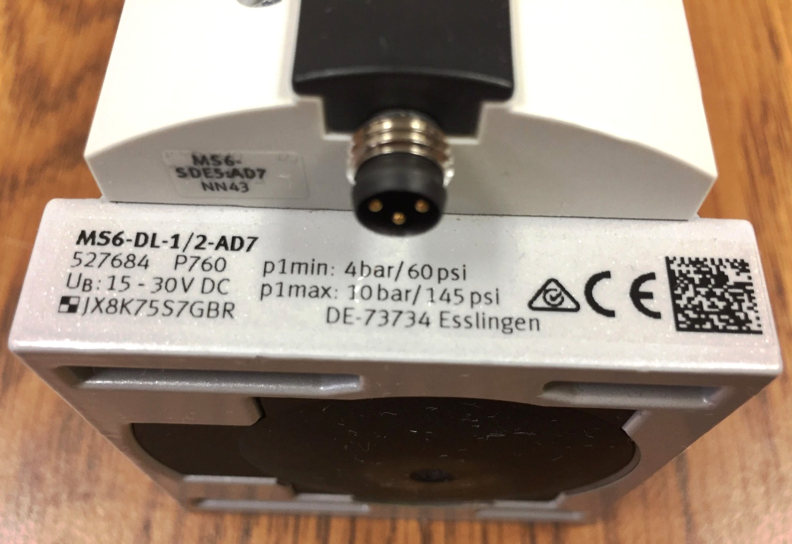 FESTO MS6- DL-1/2-AD7 528674 Soft-Start Valve