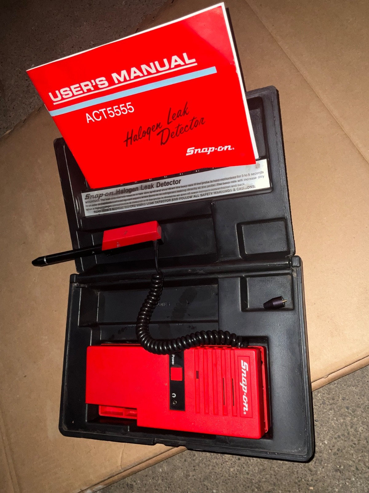 Snap-On ACT5555 Halogen Leak Detector Kit