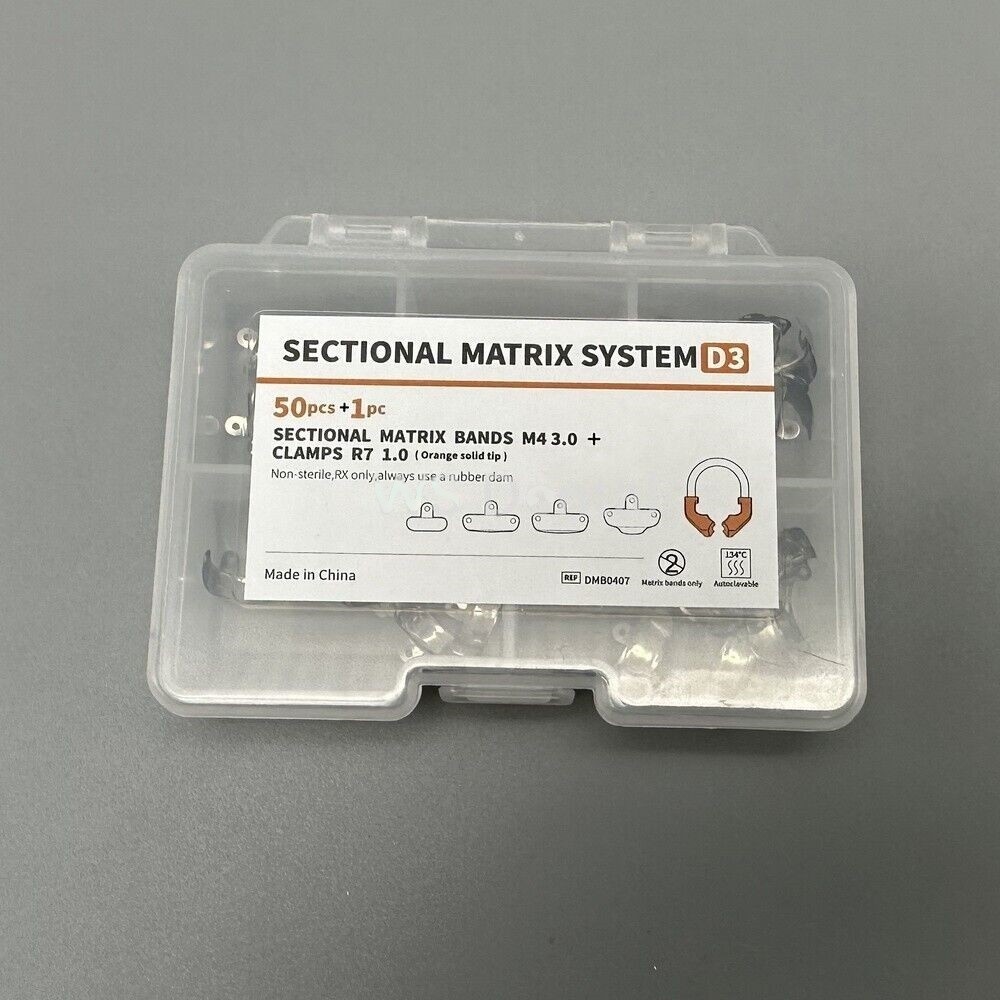 Dental Matrix Bands Ring Sectional Matrice Clamp Fit Garrison Palodent V3 System