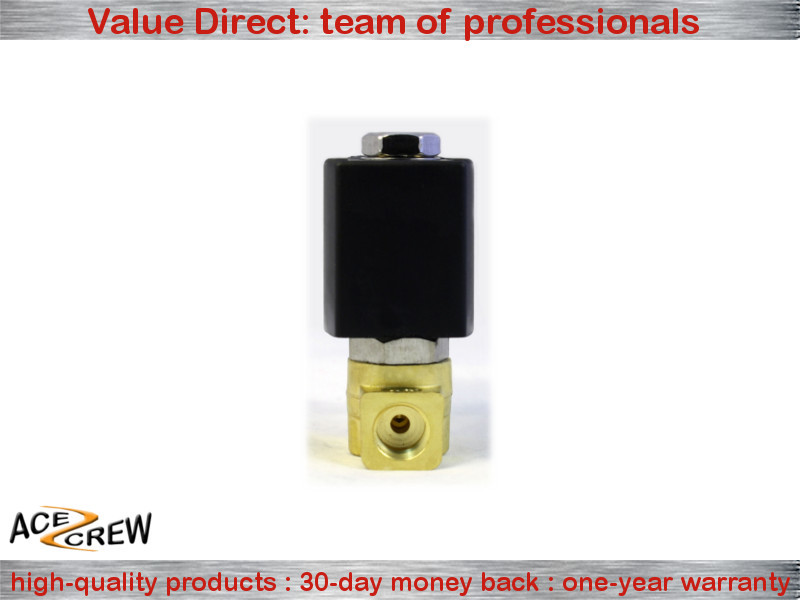 1/4 inch 24V DC Brass Electric Solenoid Valve NPT Gas Water Air Normally Closed