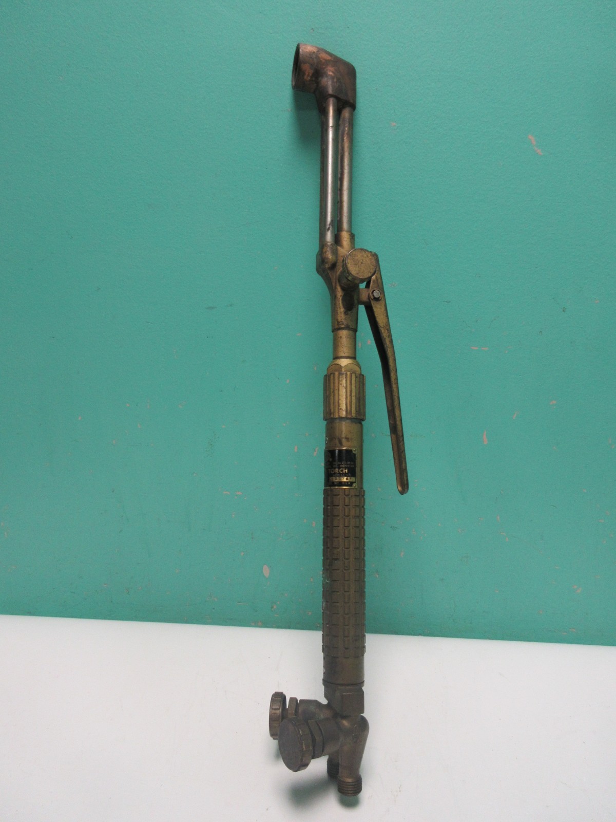 Vintage Airco Gas Cutting Torch Style 800 Series Handle + 3890 Head
