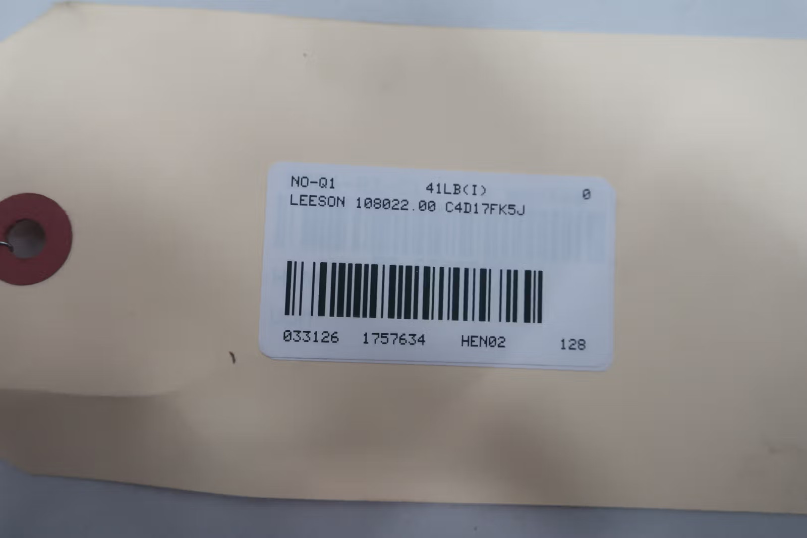 Leeson 108022.00 C4D17FK5J Dc Motor Xls56c 1hp 1750rpm 90v-dc