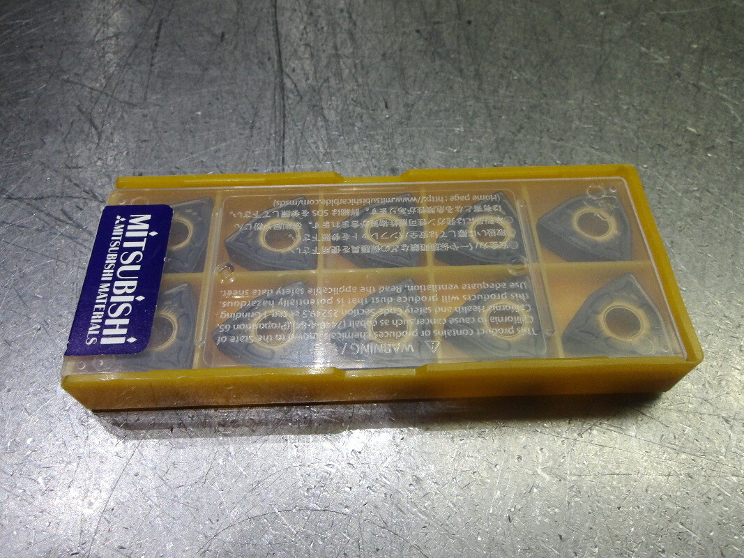 Mitsubishi Carbide Inserts QTy10 WNMG432MW/WNMG080408-MW UC5115 (LOC586)