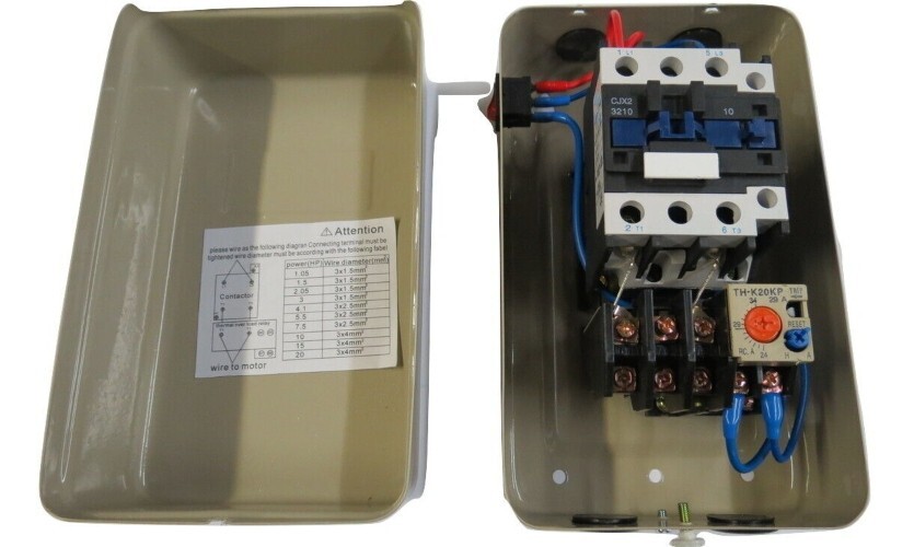 7.5 HP Magnetic Starter Motor Control Single Phase 1Ph 220/240V 30-40A P40GW AMZ