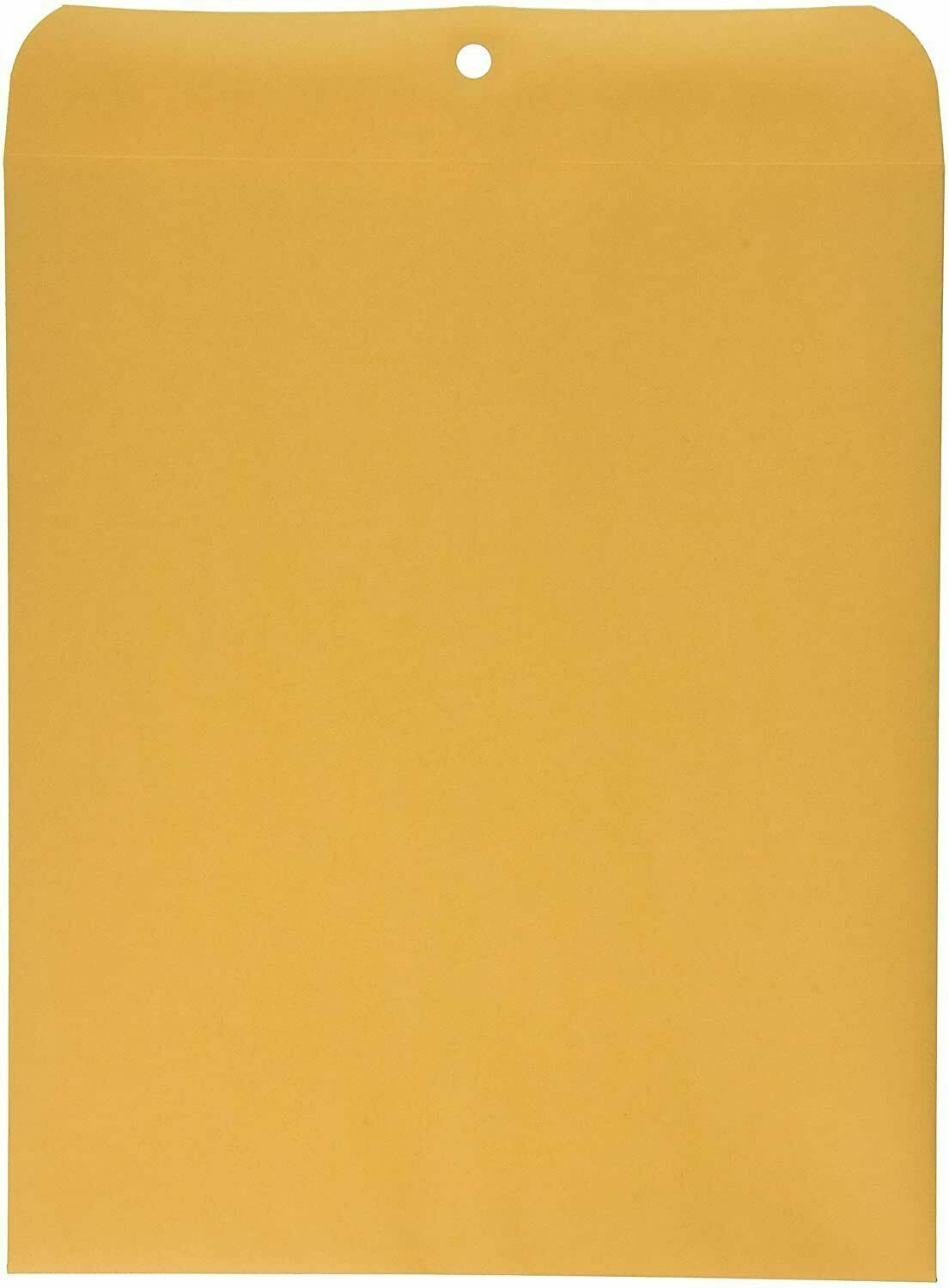 Clasp Brown Envelopes- 10×13 Inch Heavyweight Paper- 3 Packs of 3 (9 Pcs)