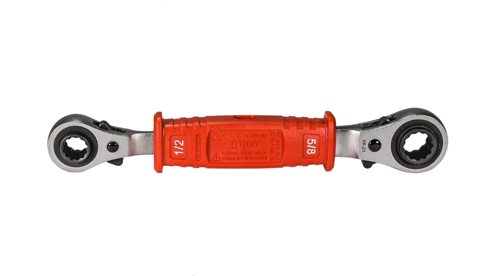 Milwaukee 48-22-9212 Lineman’s 4 in 1 Insulated Ratcheting Box Wrench