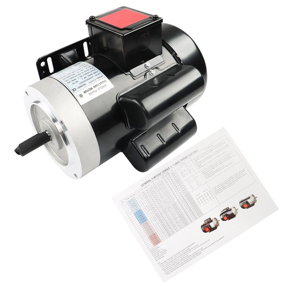 2HP 115/230V General Purpose Motor 3450RPM Electric Motor 56C Single Phase New