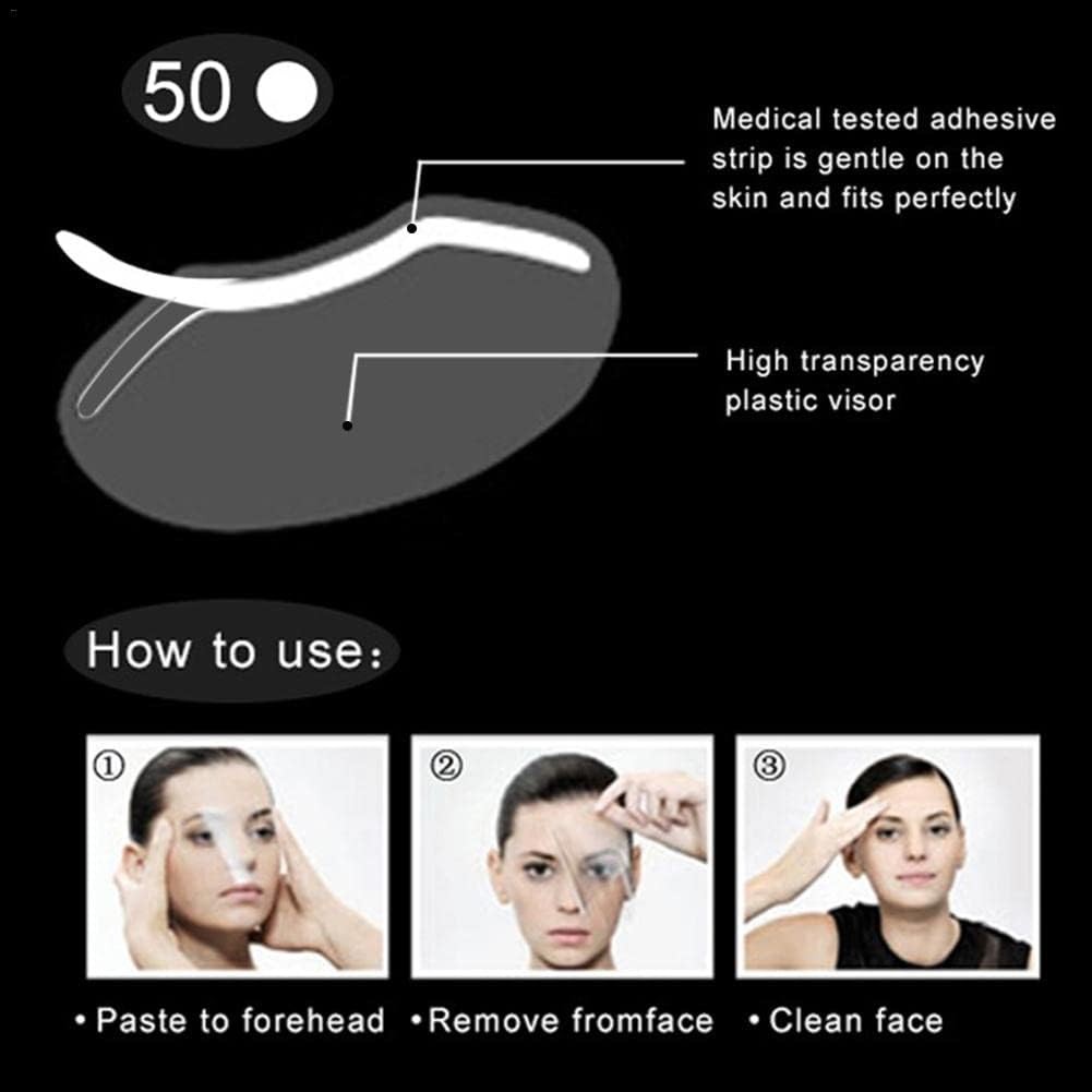 LWBTOSEE 100pcs Eyebrow Shield Disposable Hair 1 Count (Pack of 100), 100